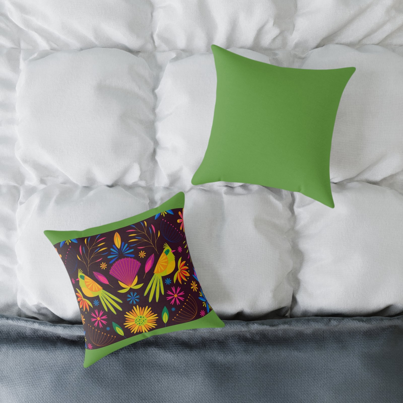 Mexico Square Poly Canvas Pillow - Image 4