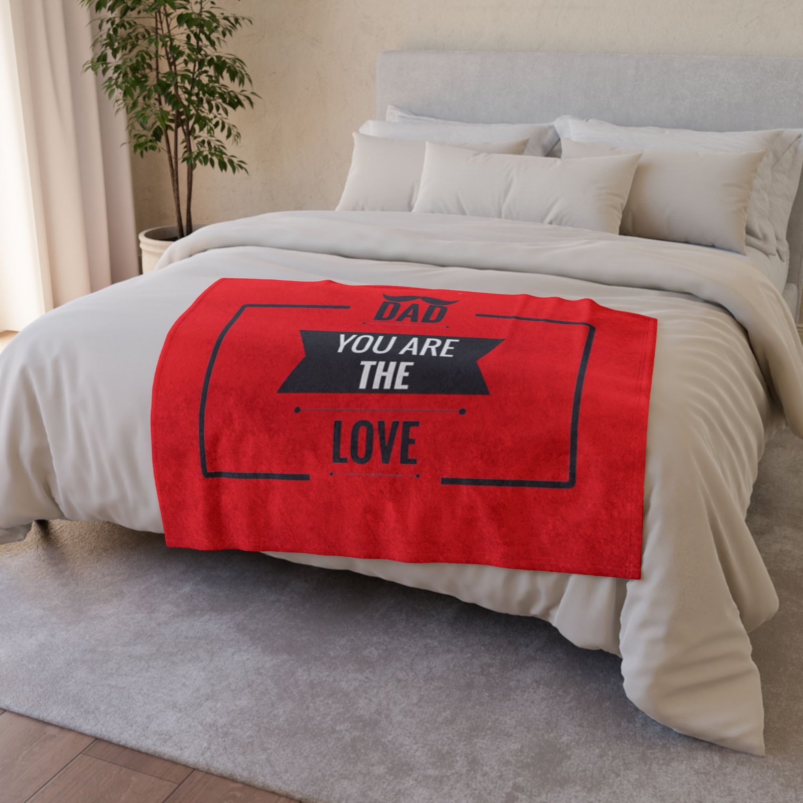 Best Dad Soft Polyester Blanket - Image 4