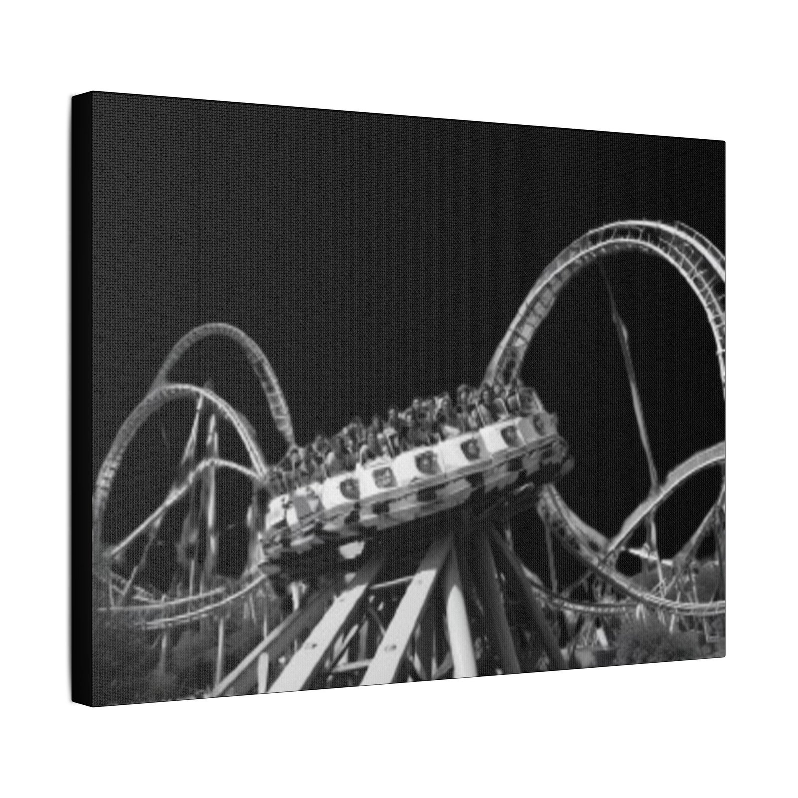 Fairground Fun Satin Canvas, Stretched - Image 6