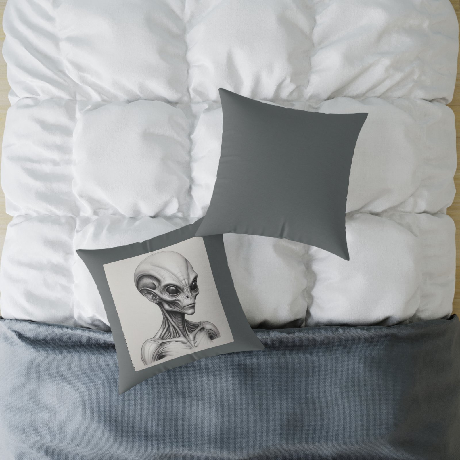 Alien Square Poly Canvas Pillow - Image 12
