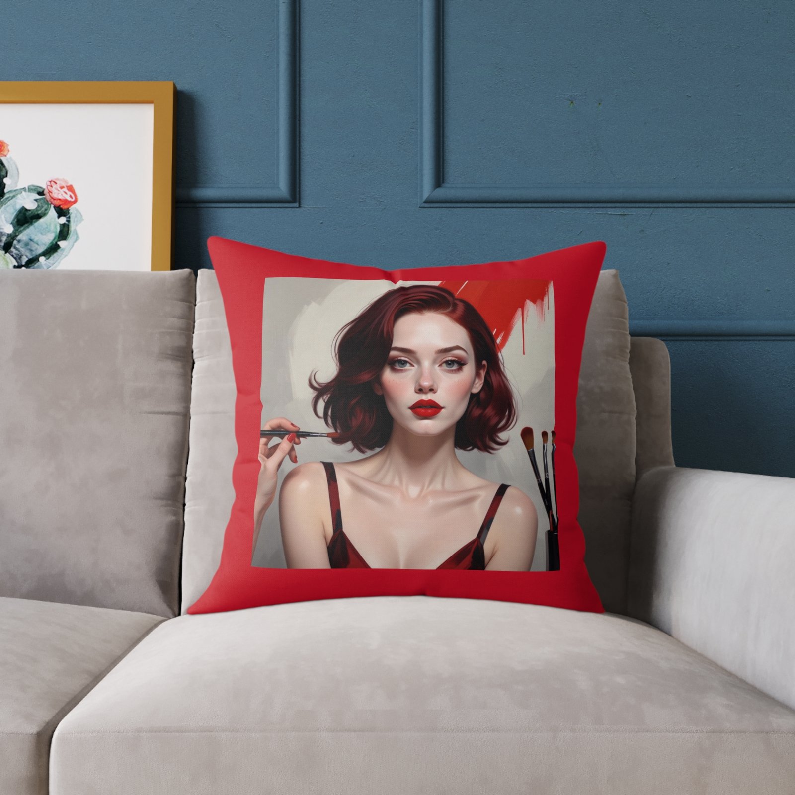 Mine Square Poly Canvas Pillow - Image 11