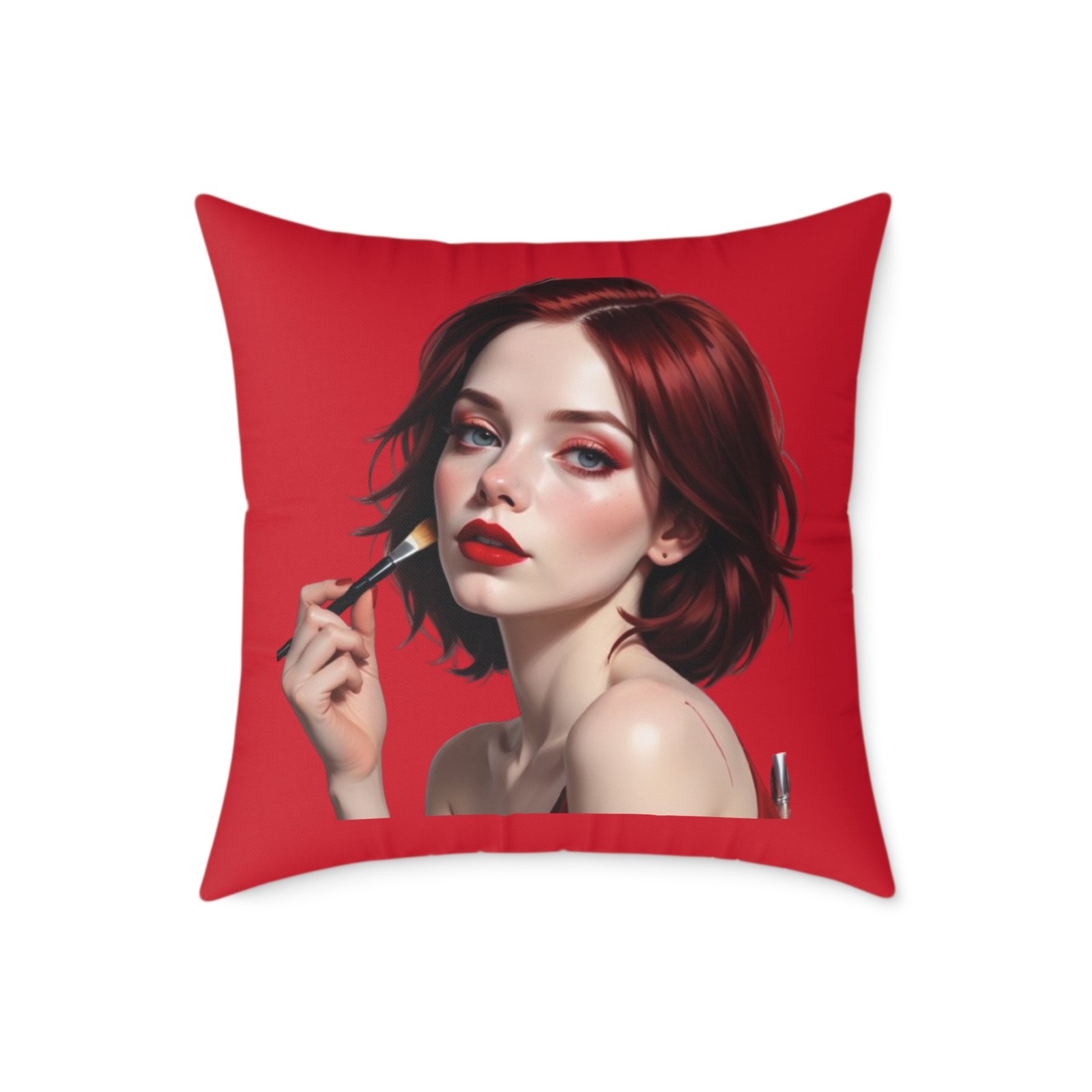 Oh Really Square Poly Canvas Pillow - Image 13