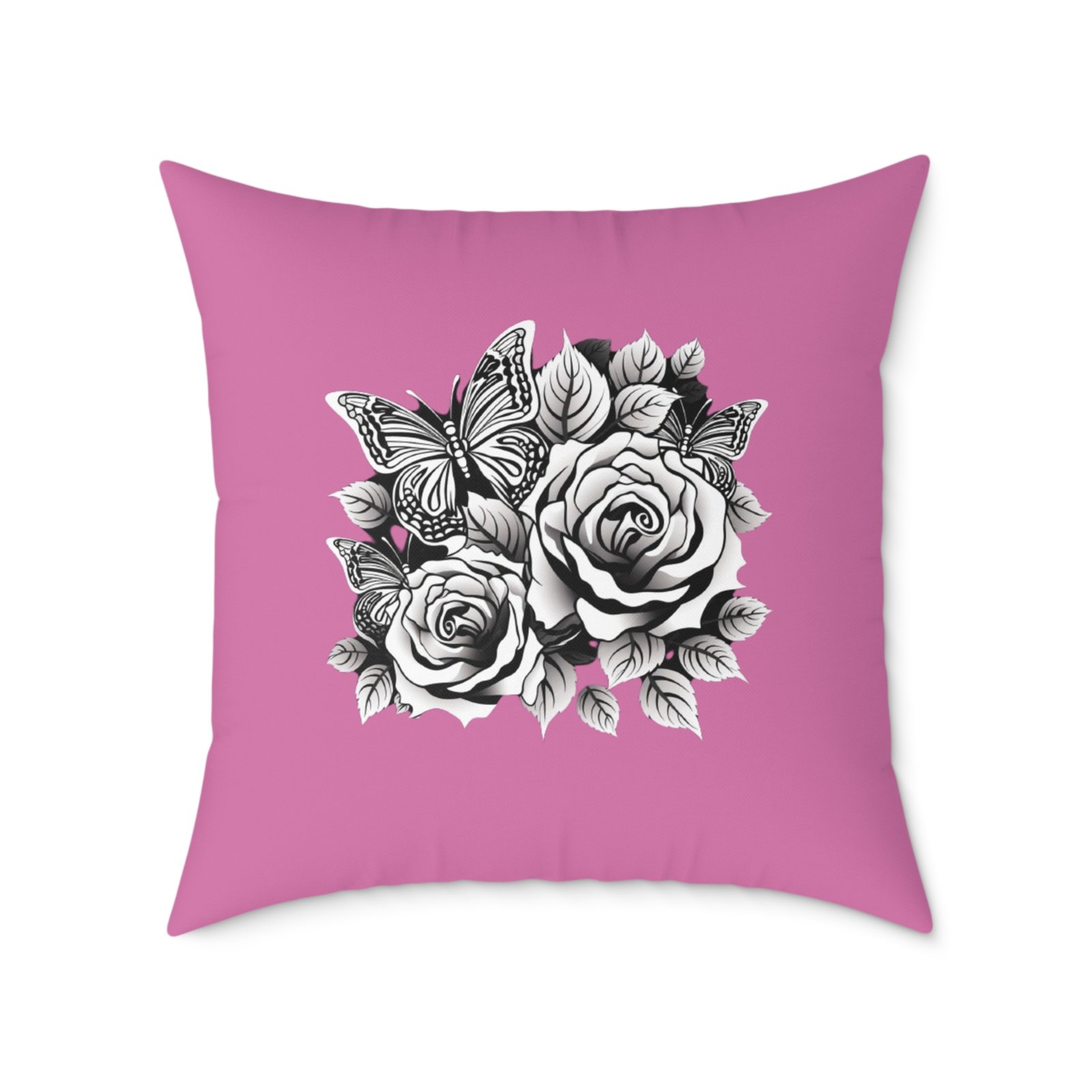 Butterfly Square Poly Canvas Pillow - Image 17