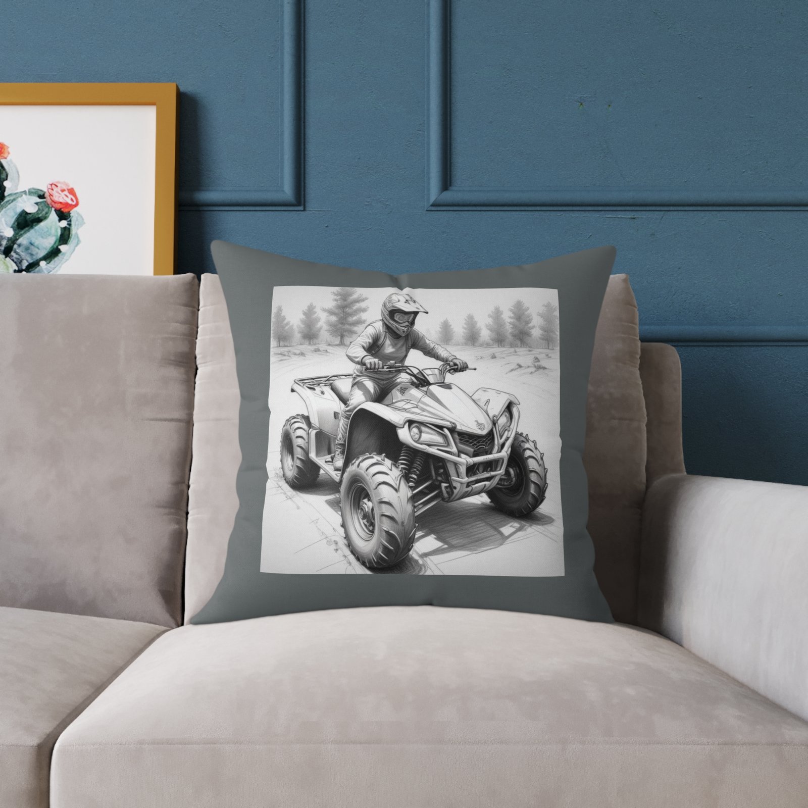 Quad Square Poly Canvas Pillow - Image 11
