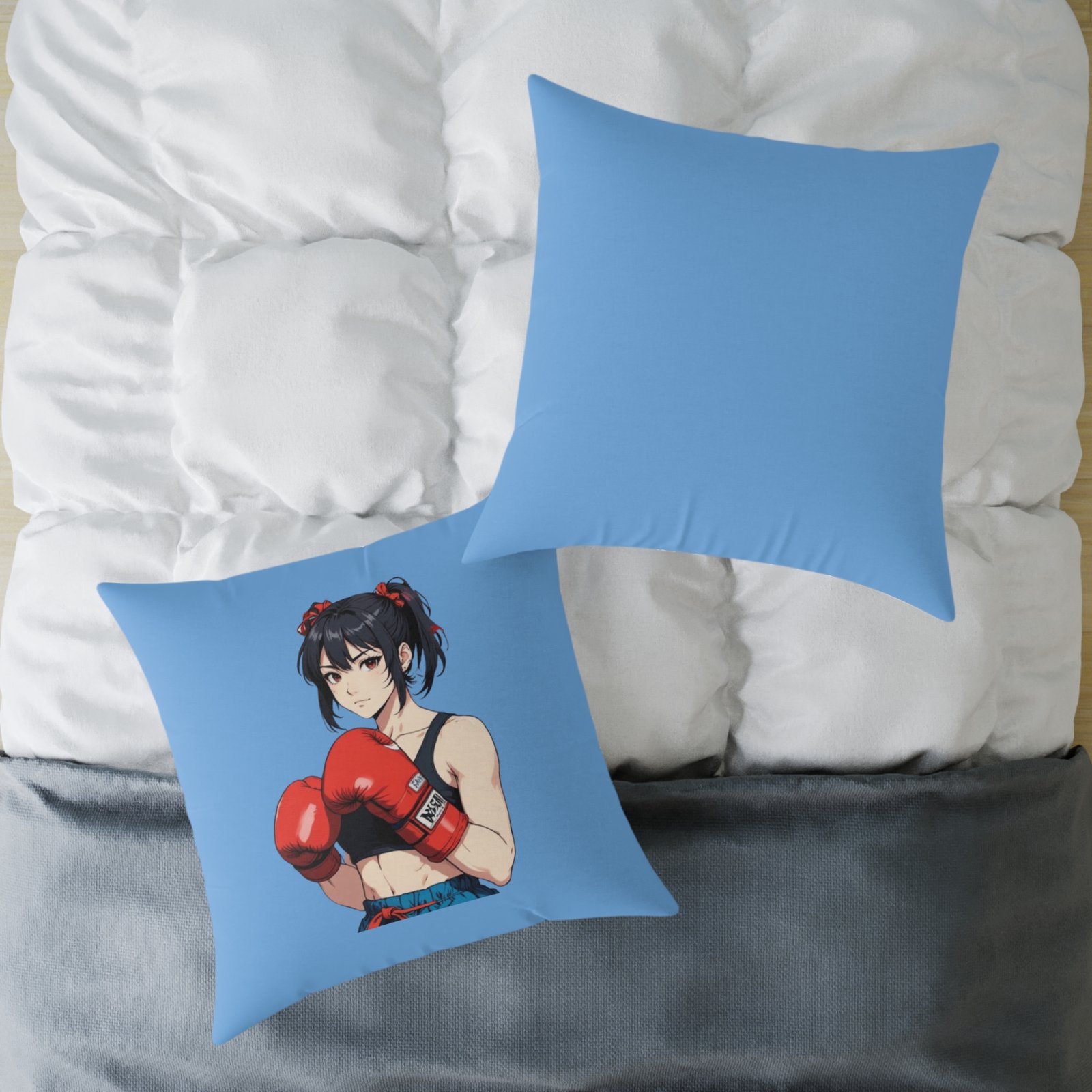 Boxing Square Poly Canvas Pillow - Image 20