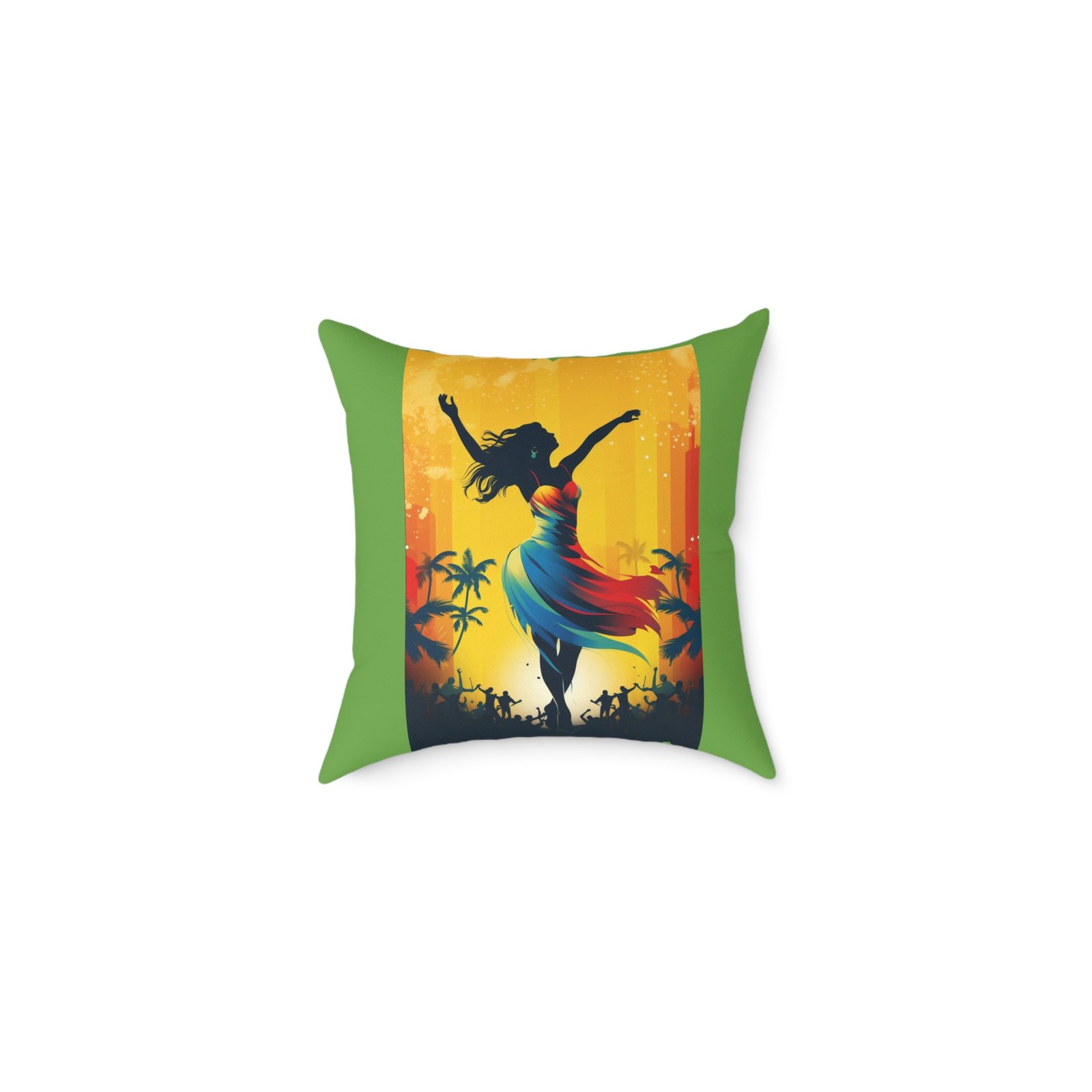 Dancing Queen Cushion Square Poly Canvas Pillow