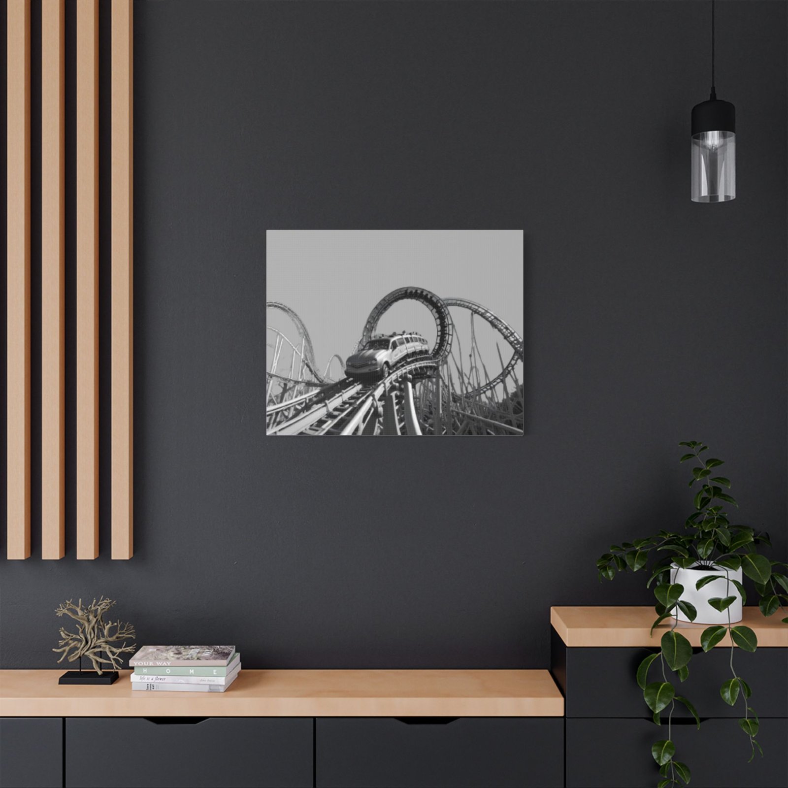 Fairground Fun Satin Canvas, Stretched - Image 12
