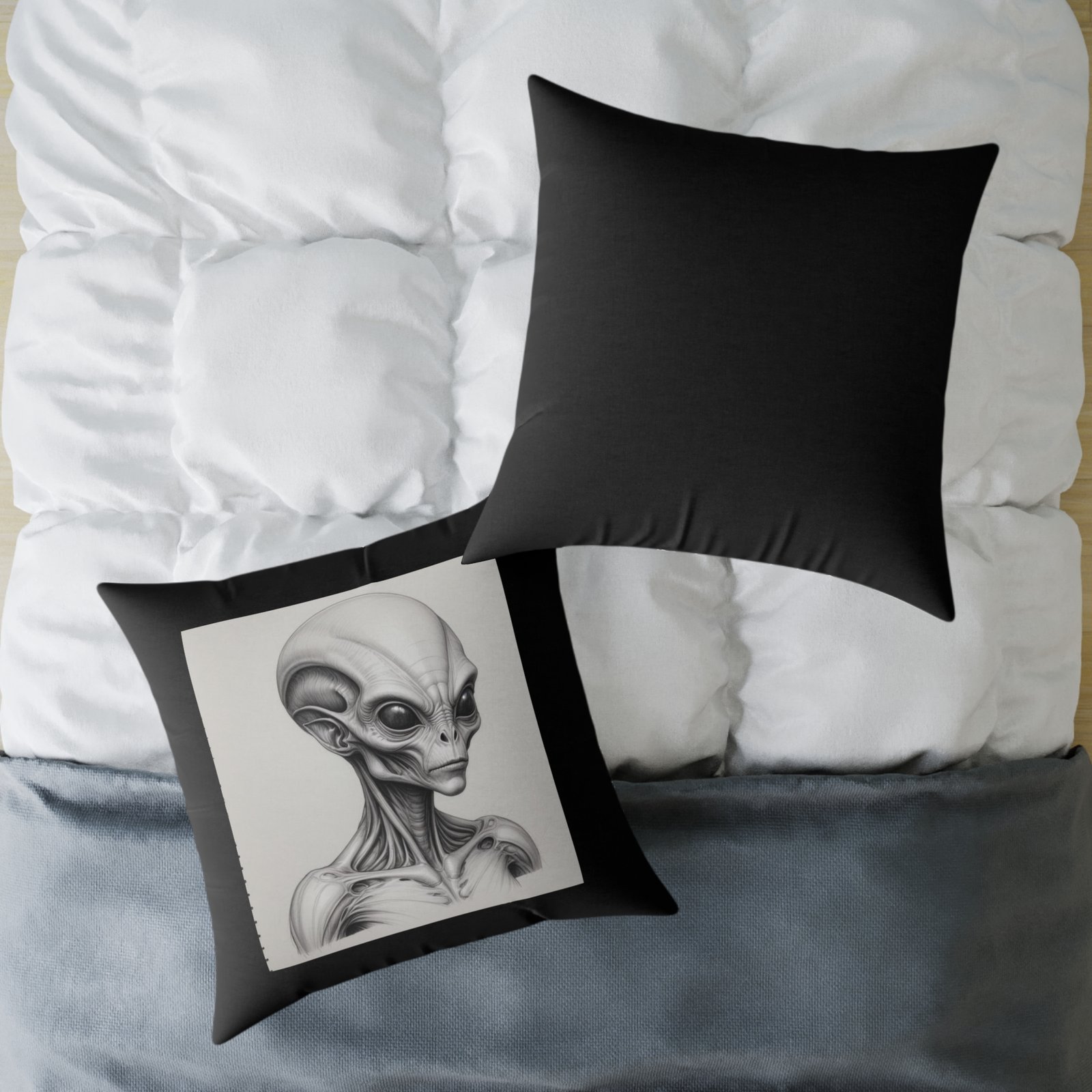 Alien Square Poly Canvas Pillow - Image 20