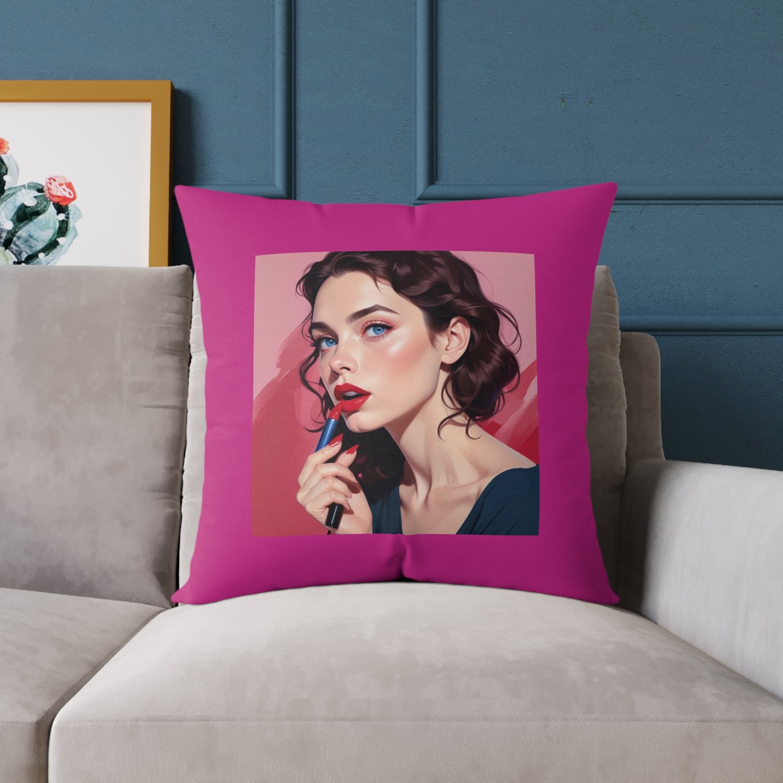 Nope Square Poly Canvas Pillow - Image 15