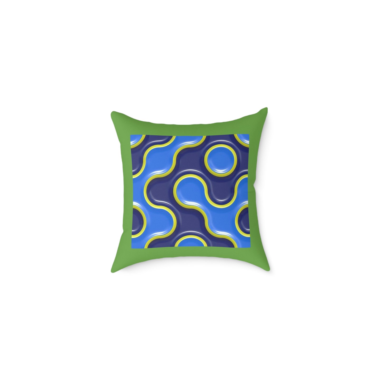 Splatter Poly Canvas Pillow