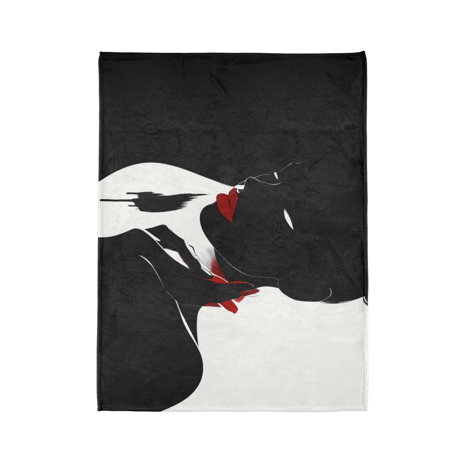 Black And White Soft Polyester Blanket - Image 10