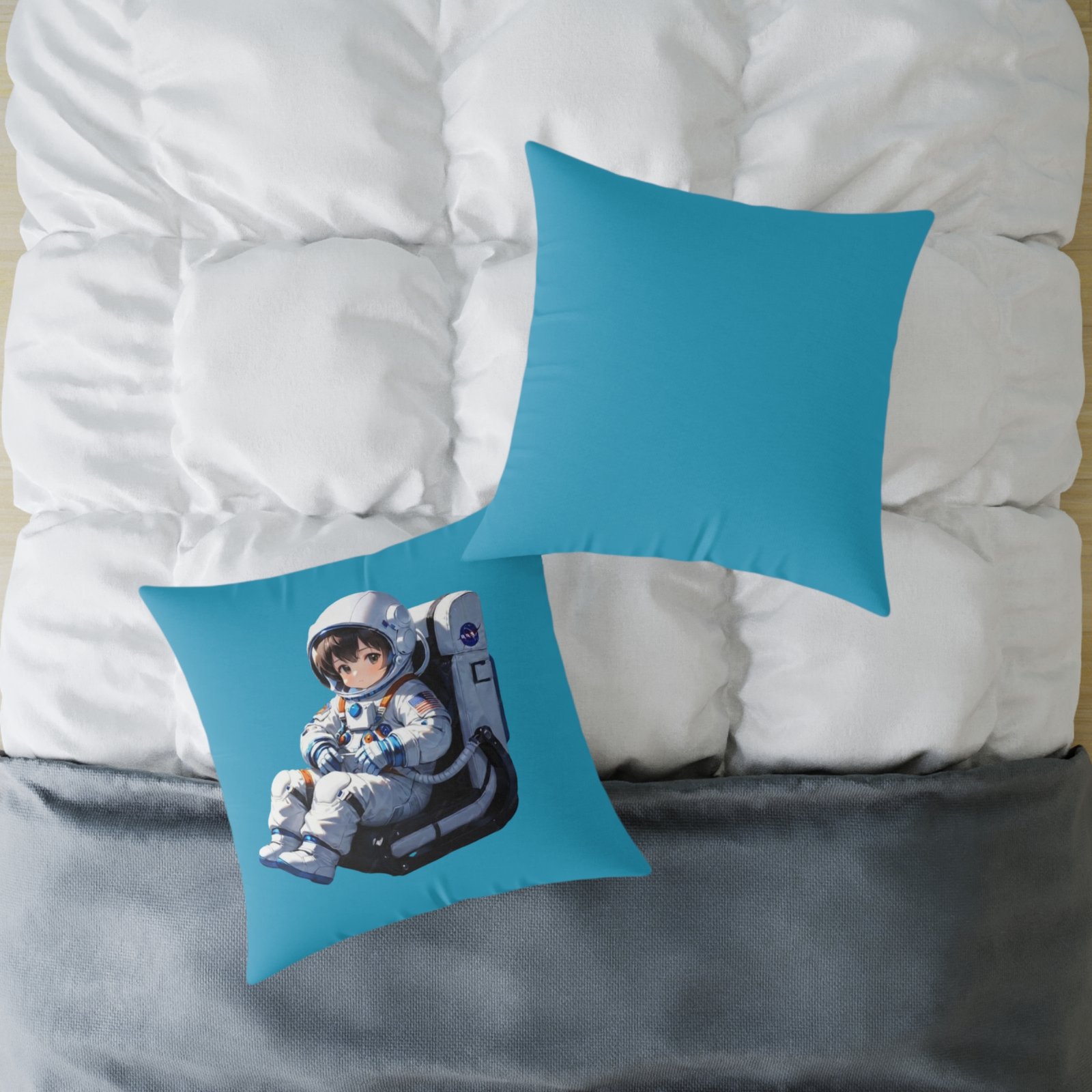 Astronaut Square Poly Canvas Pillow - Image 16