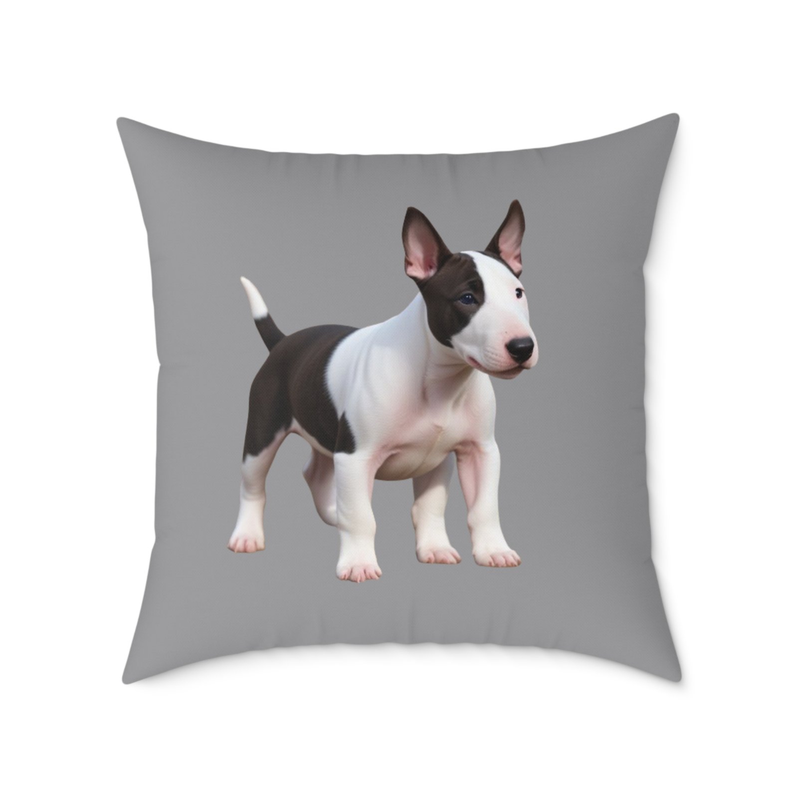 English Bull Terrier Square Poly Canvas Pillow - Image 17