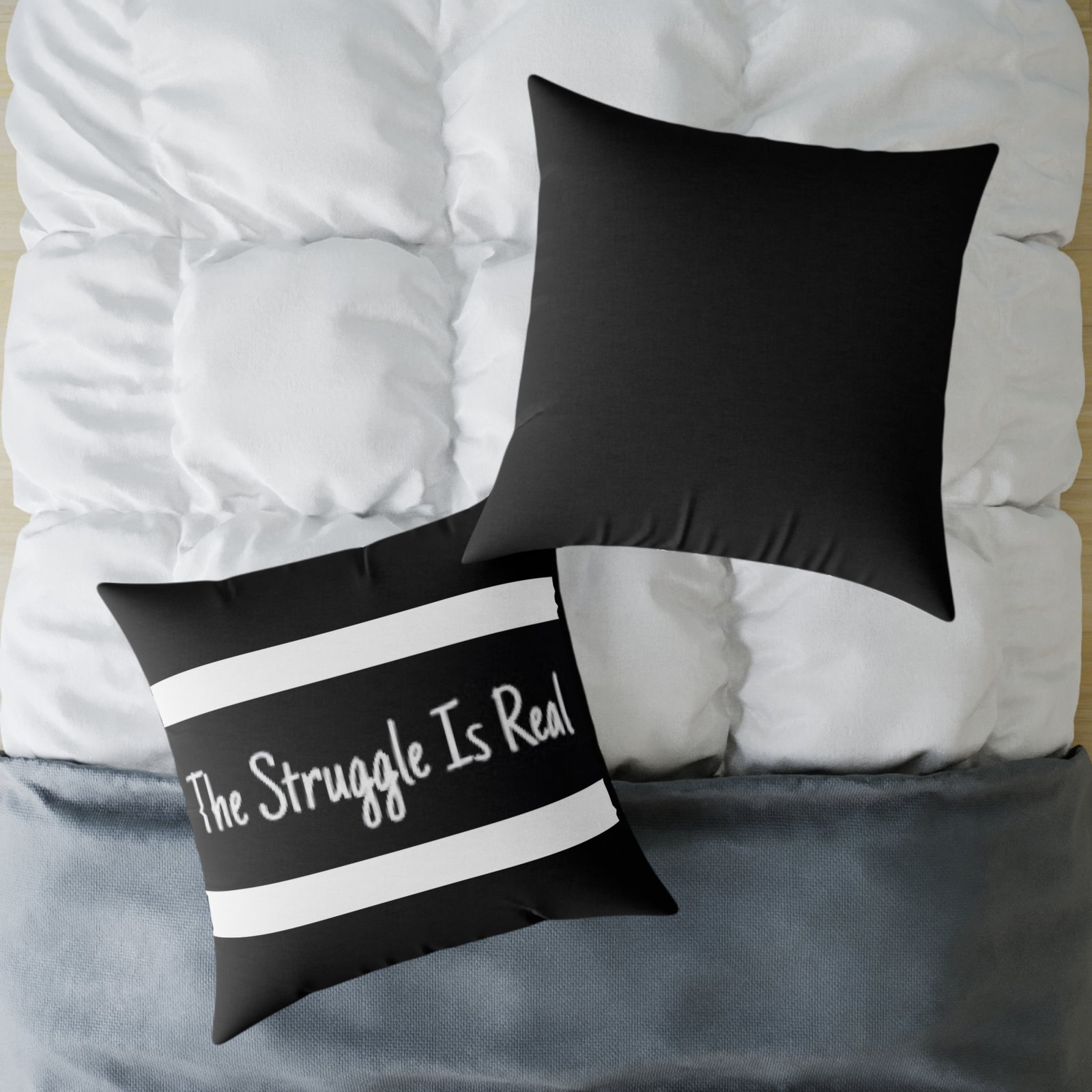 Struggle is Real Poly Canvas Pillow - Image 20