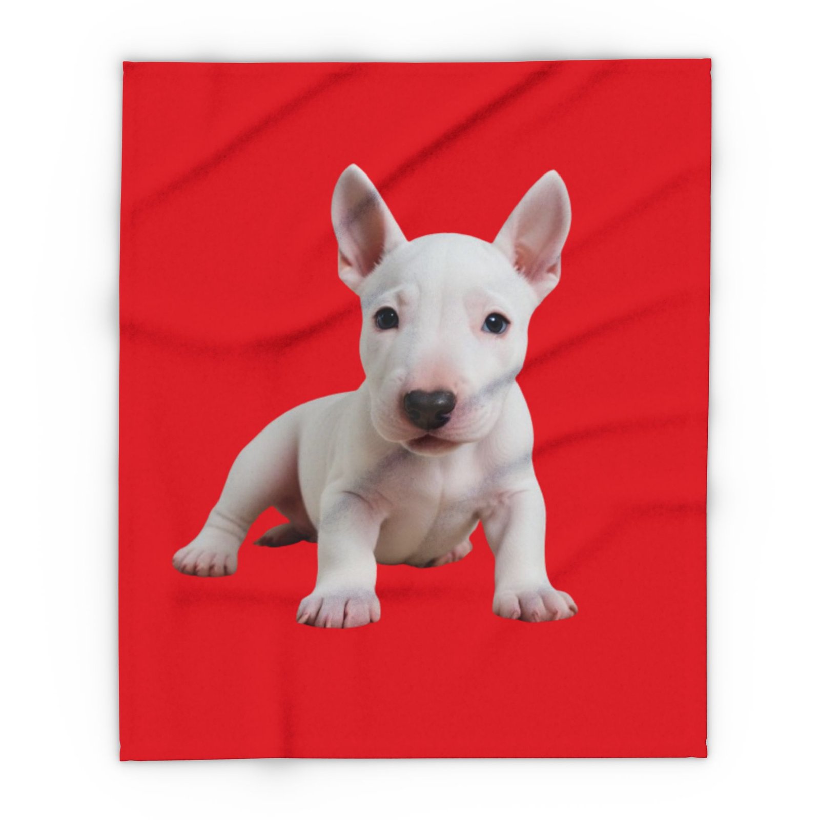 English Bull Terrier Puppy Arctic Fleece Blanket - Image 5