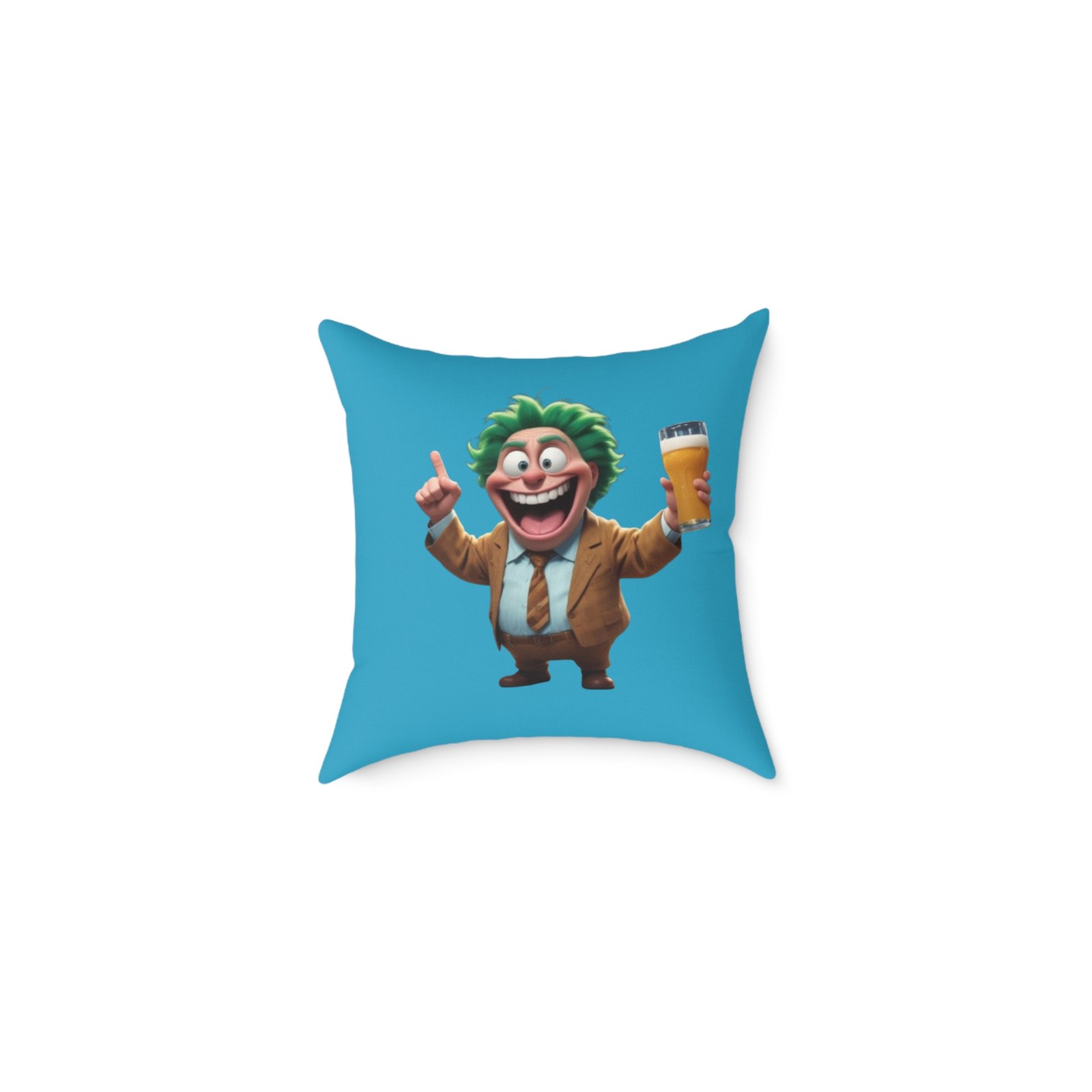 Best Dad Square Poly Canvas Pillow