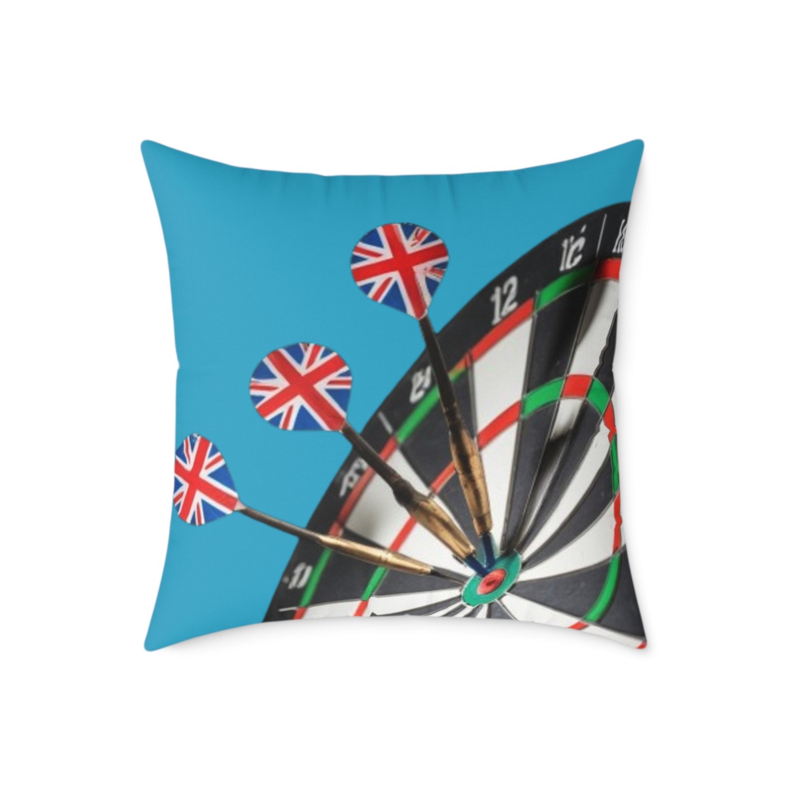 Darts Design Square Poly Canvas Pillow - Image 13