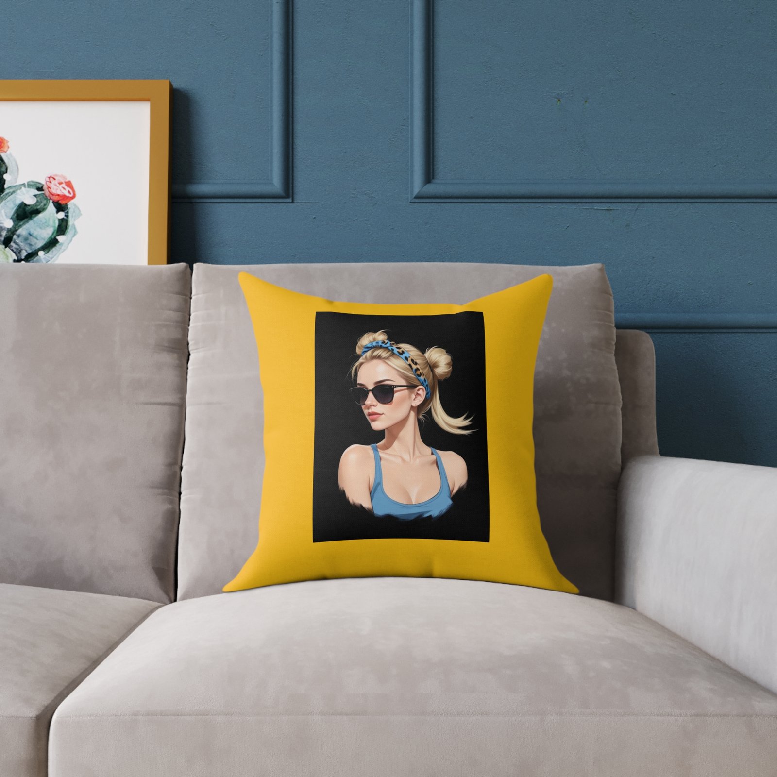 Bella Poly Canvas Pillow - Image 3