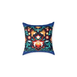 Mexico Square Poly Canvas Pillow