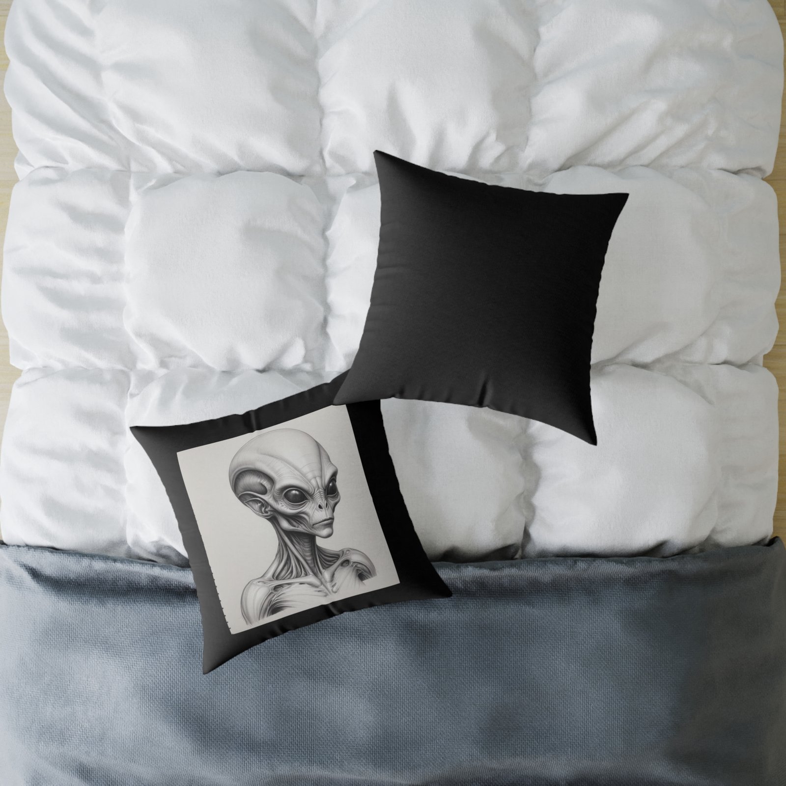Alien Square Poly Canvas Pillow - Image 12
