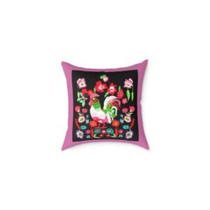 Mexico Square Poly Canvas Pillow