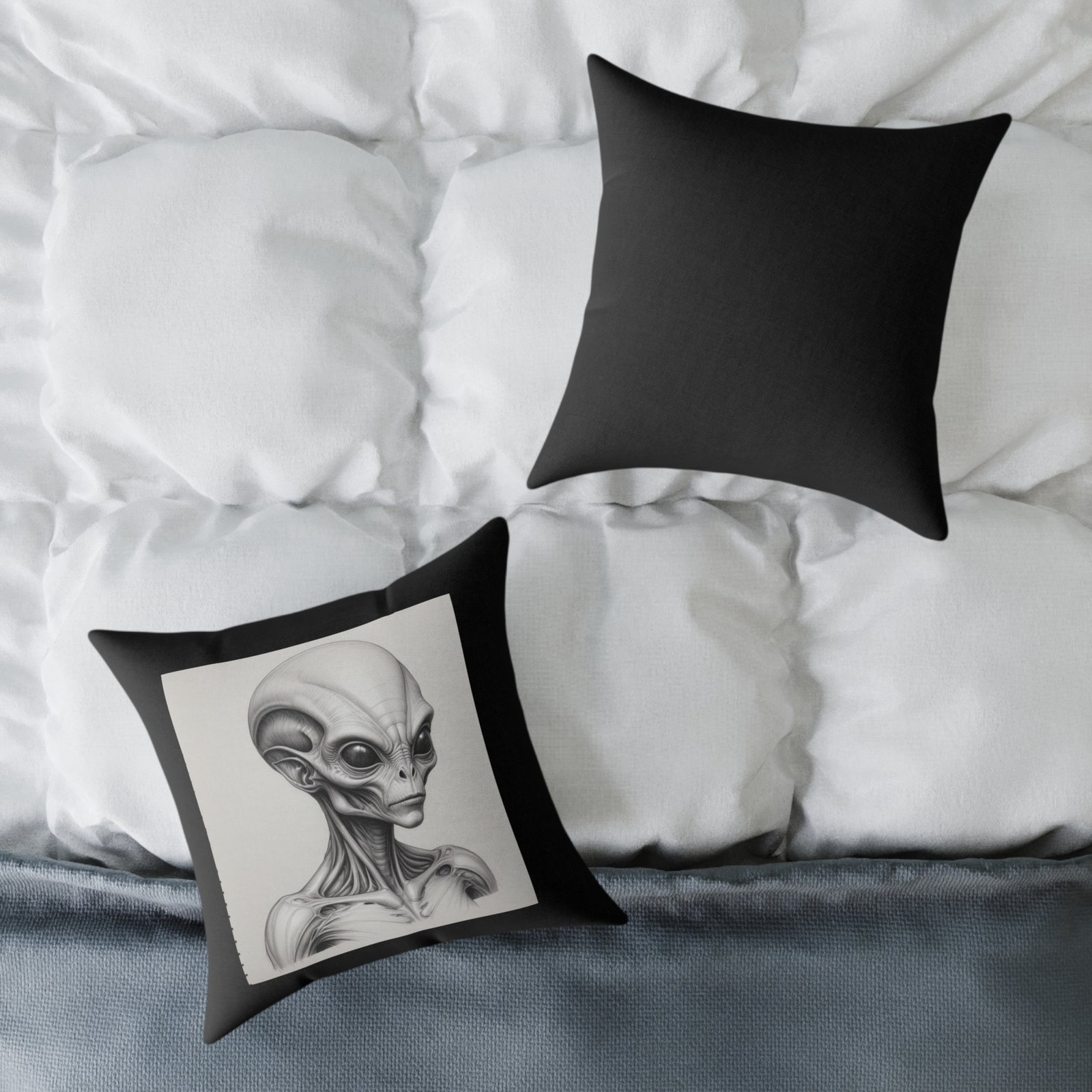 Alien Square Poly Canvas Pillow - Image 8