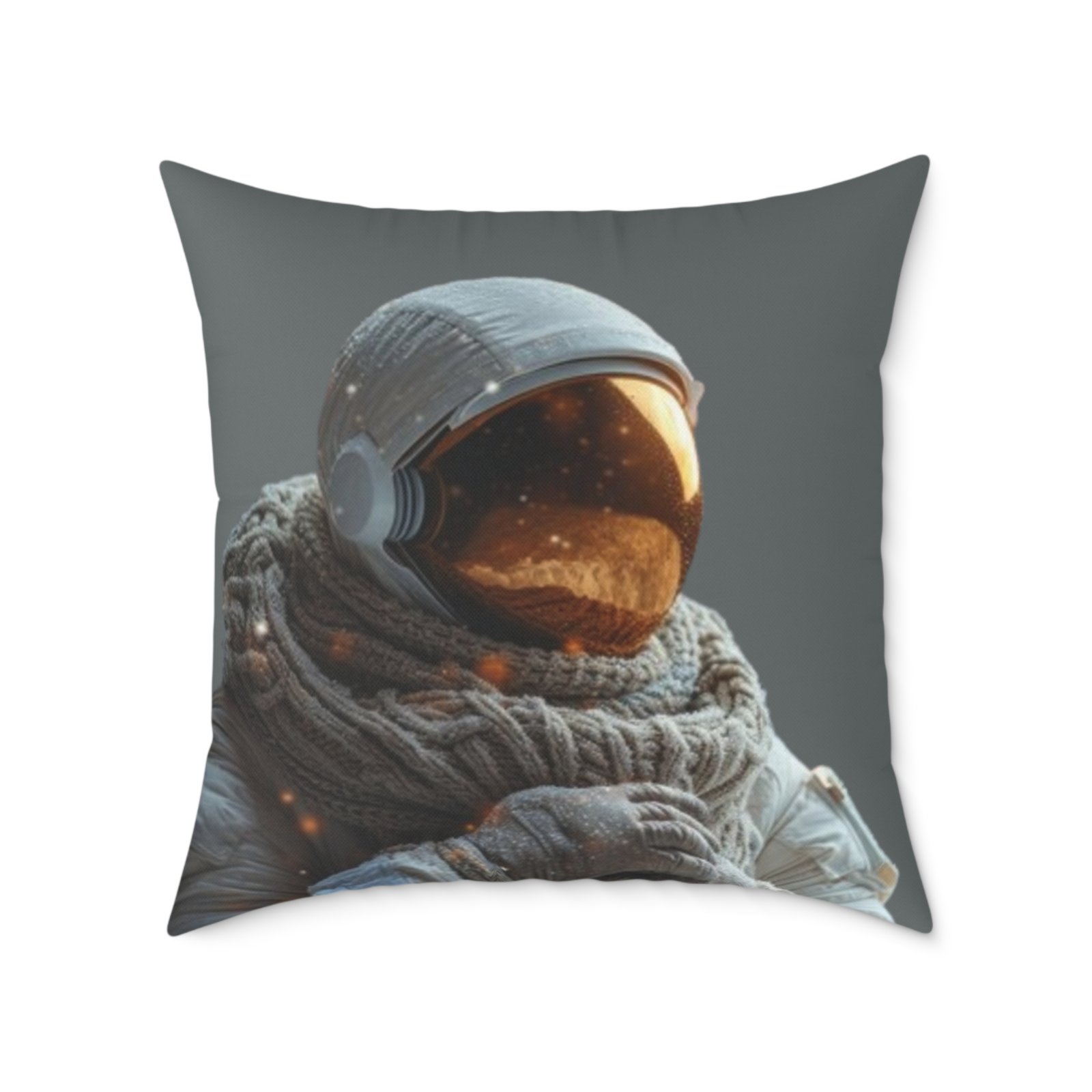Astronaut Square Poly Canvas Pillow - Image 17