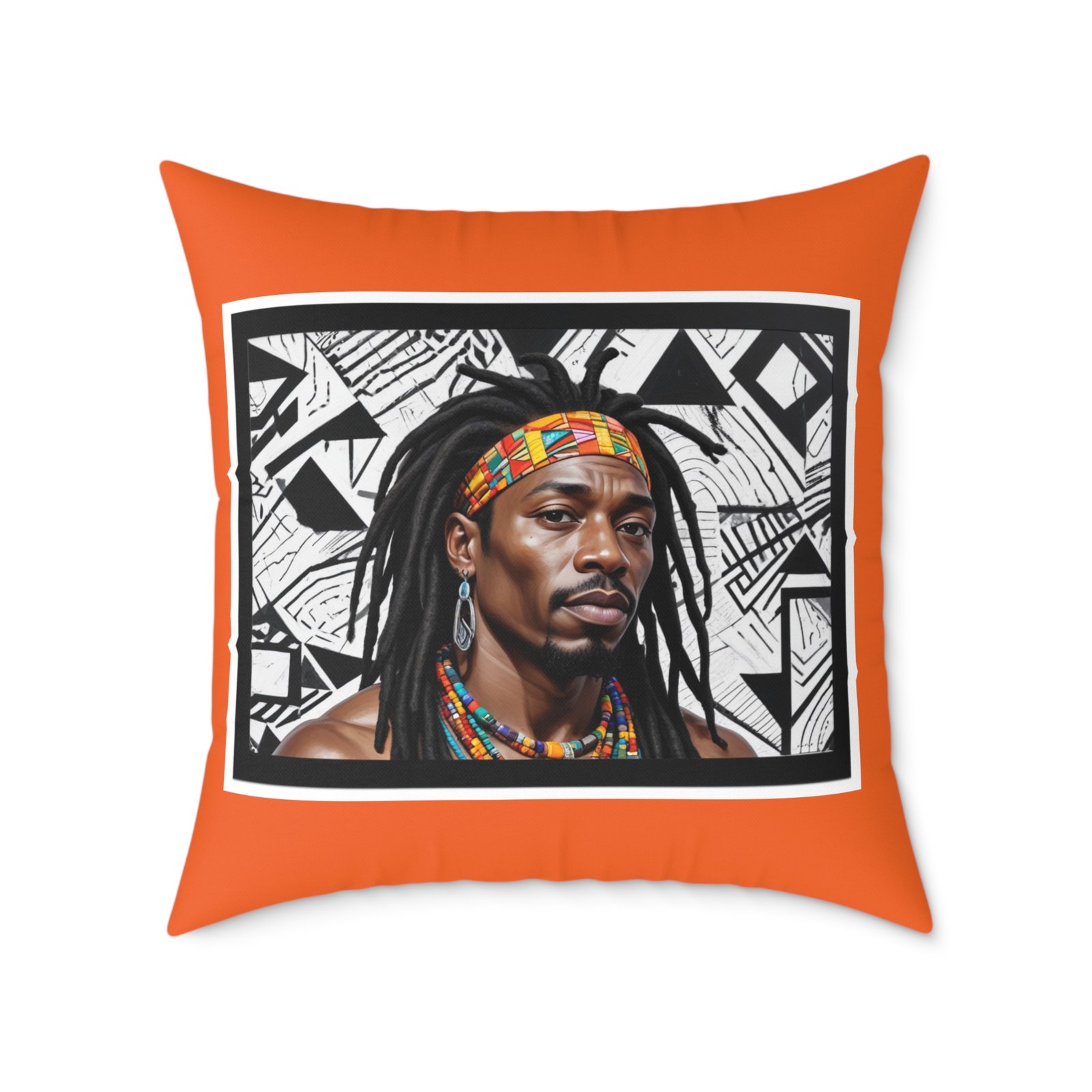 Rastafarian Square Poly Canvas Pillow - Image 17