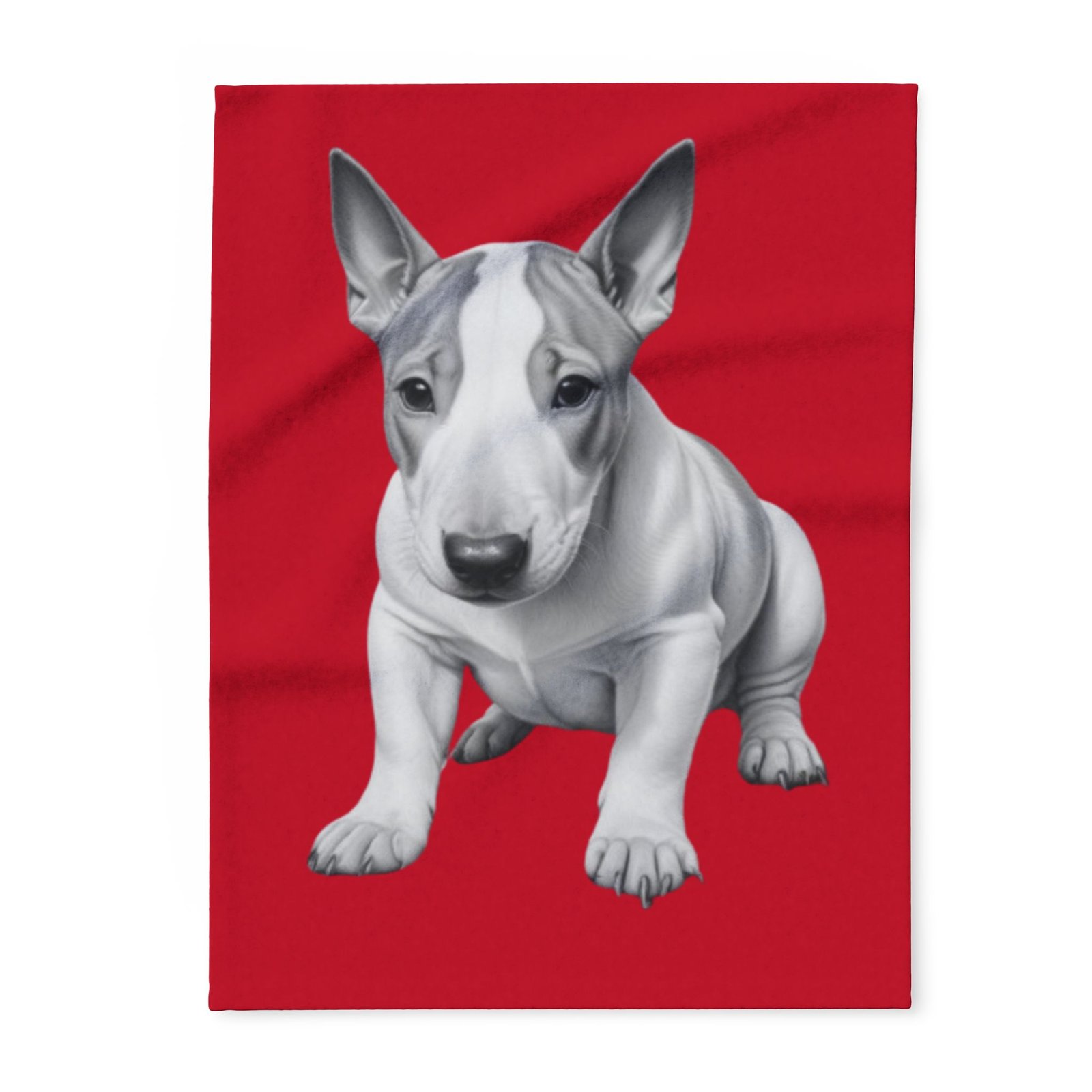 English Bull Terrier Puppy Arctic Fleece Blanket