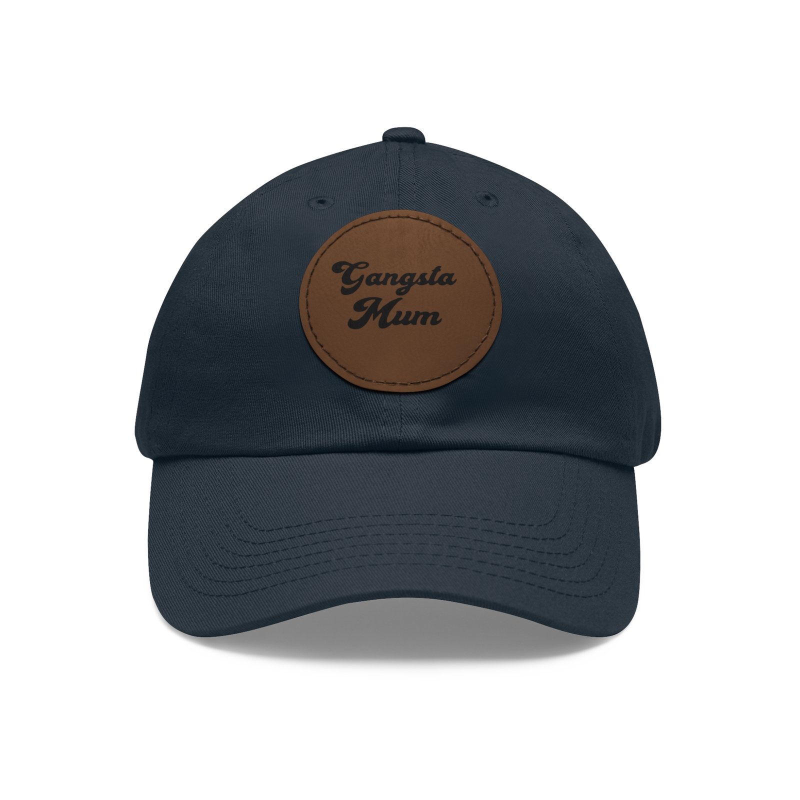 Gangster Momma Hat with Leather Patch (Round) - Image 29