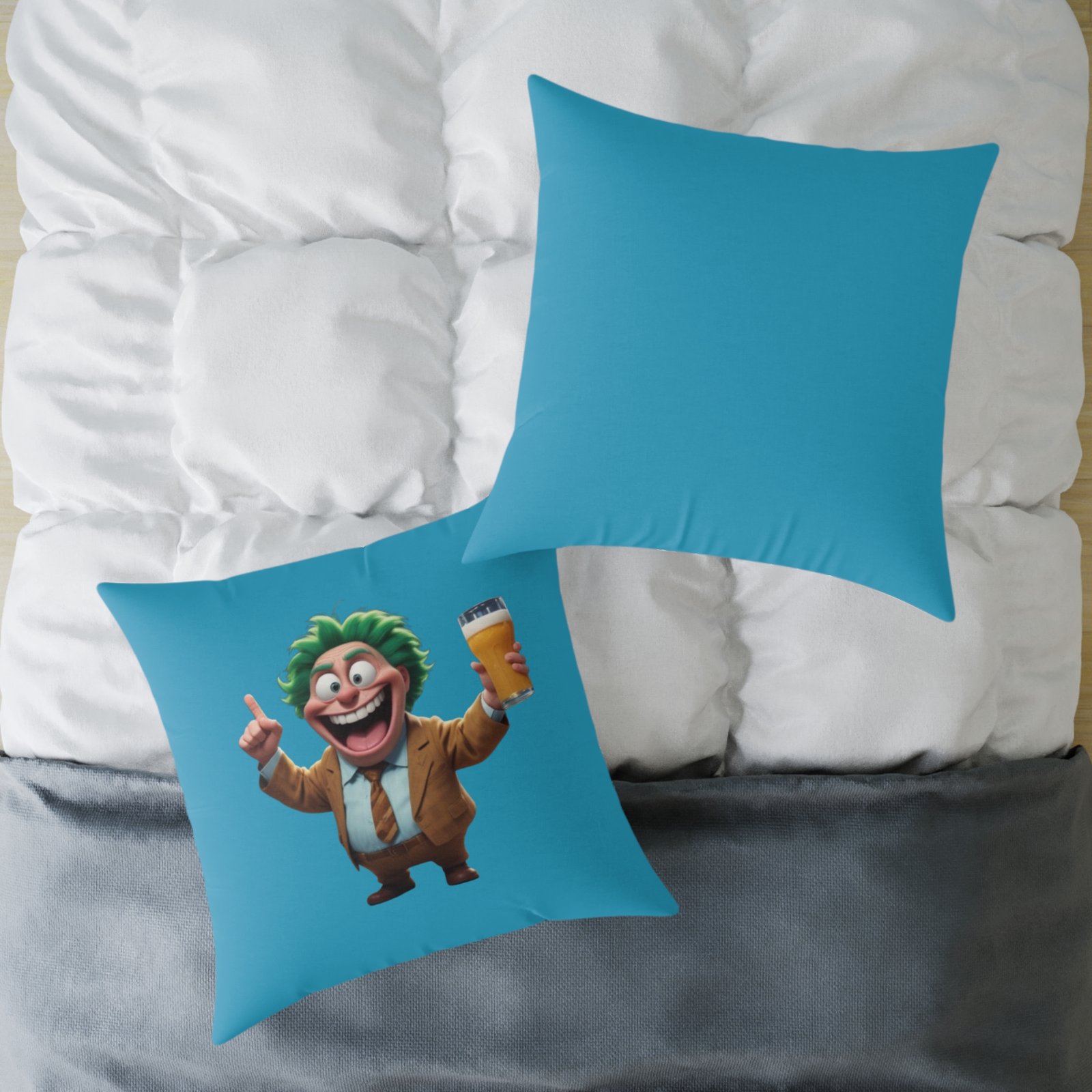 Best Dad Square Poly Canvas Pillow - Image 20