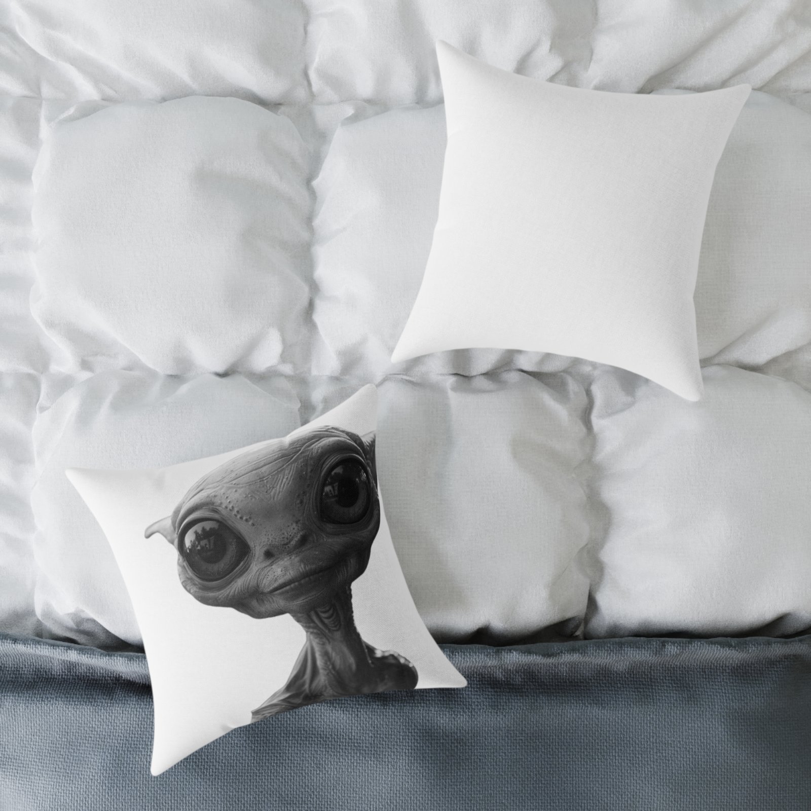 Alien Square Poly Canvas Pillow - Image 8