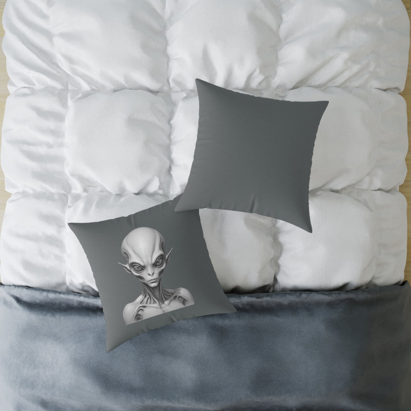 Alien Square Poly Canvas Pillow - Image 12