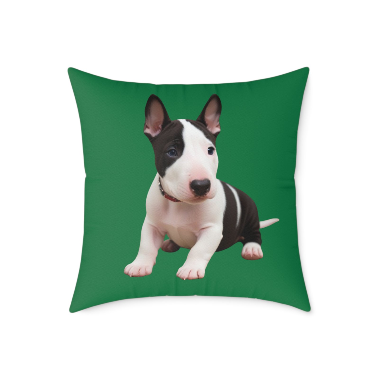 English Bull Terrier Square Poly Canvas Pillow - Image 13