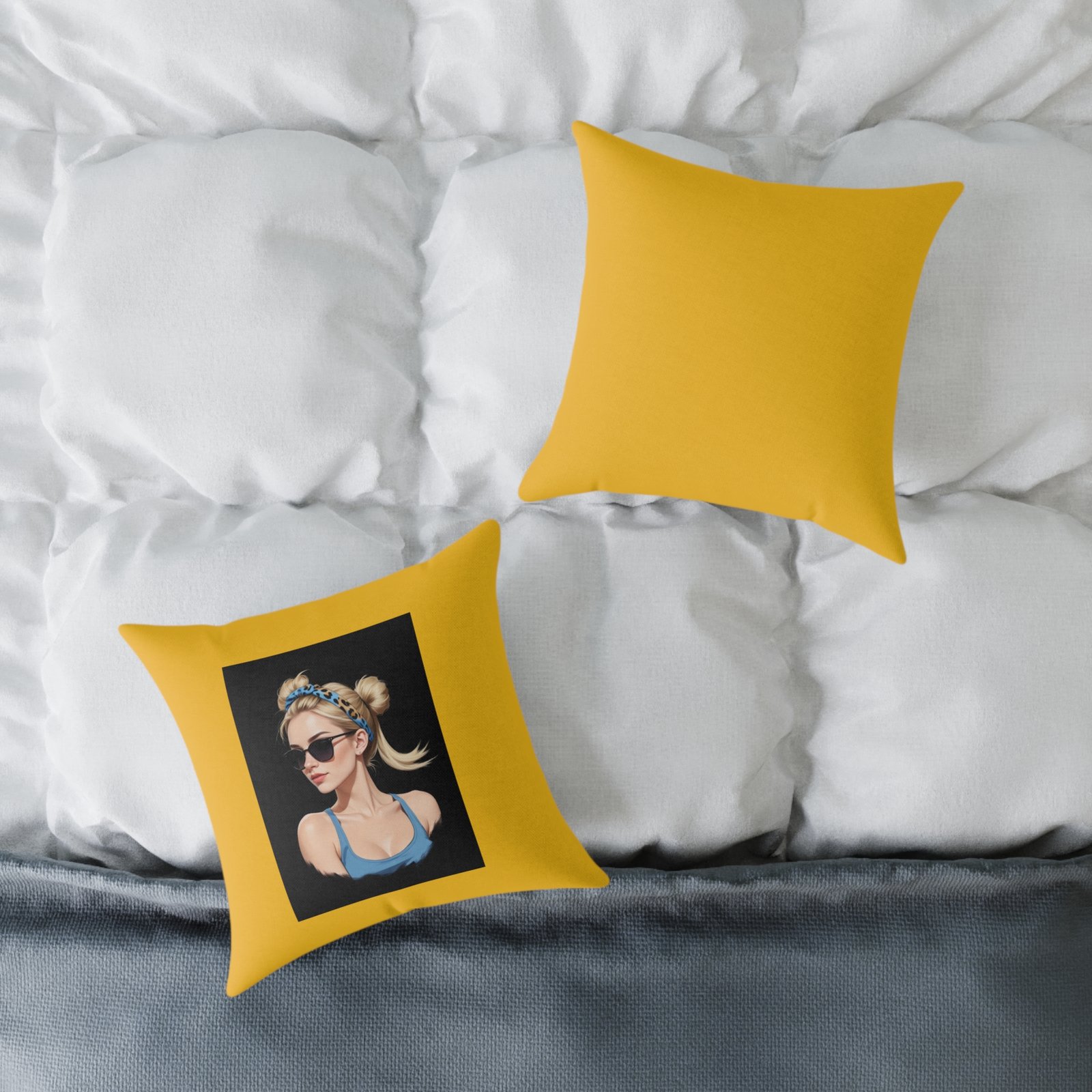 Bella Poly Canvas Pillow - Image 4