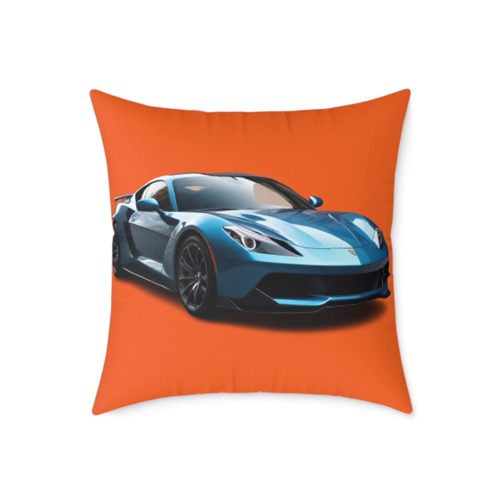 Fast Car Square Poly Canvas Pillow - Image 13