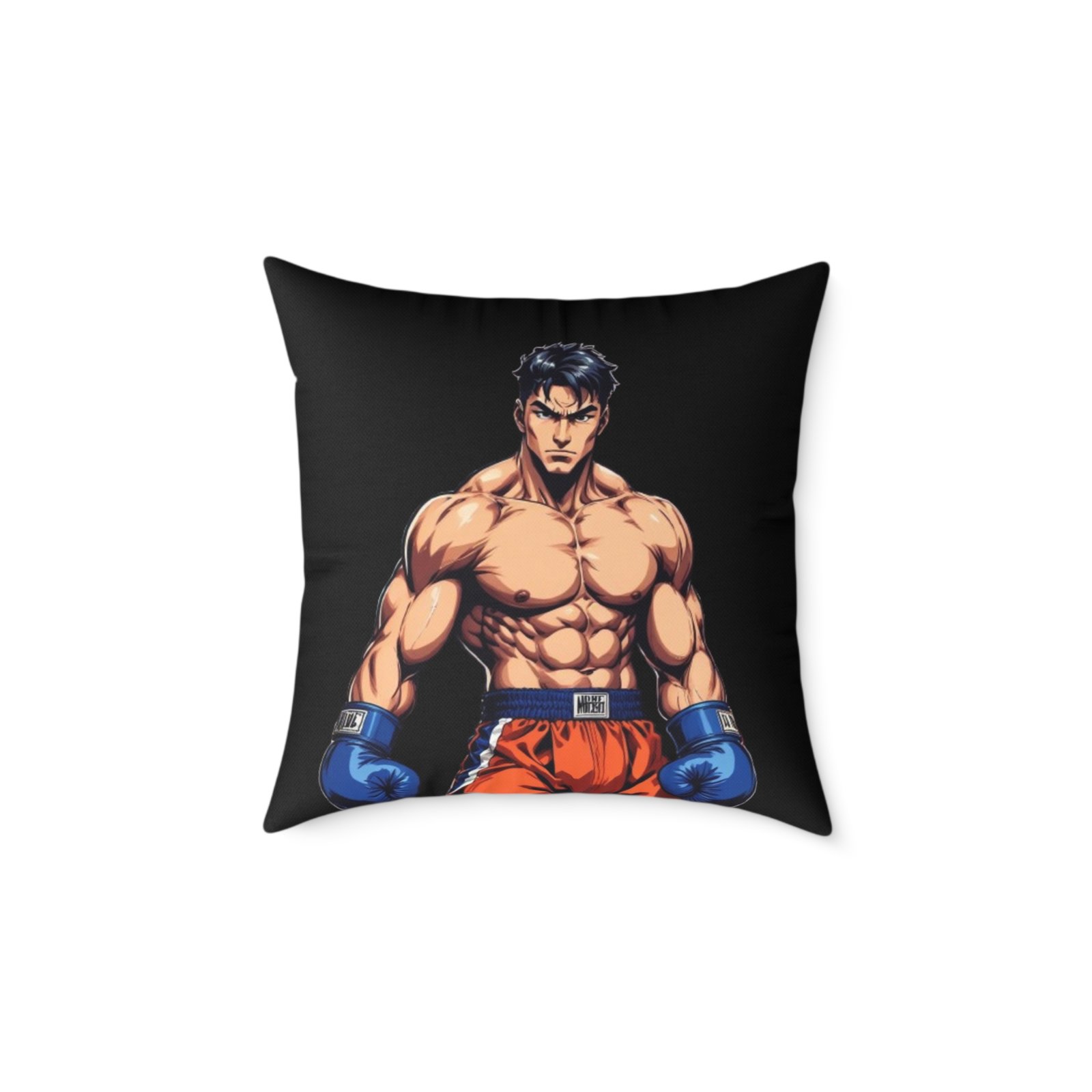 Boxing Square Poly Canvas Pillow - Image 9