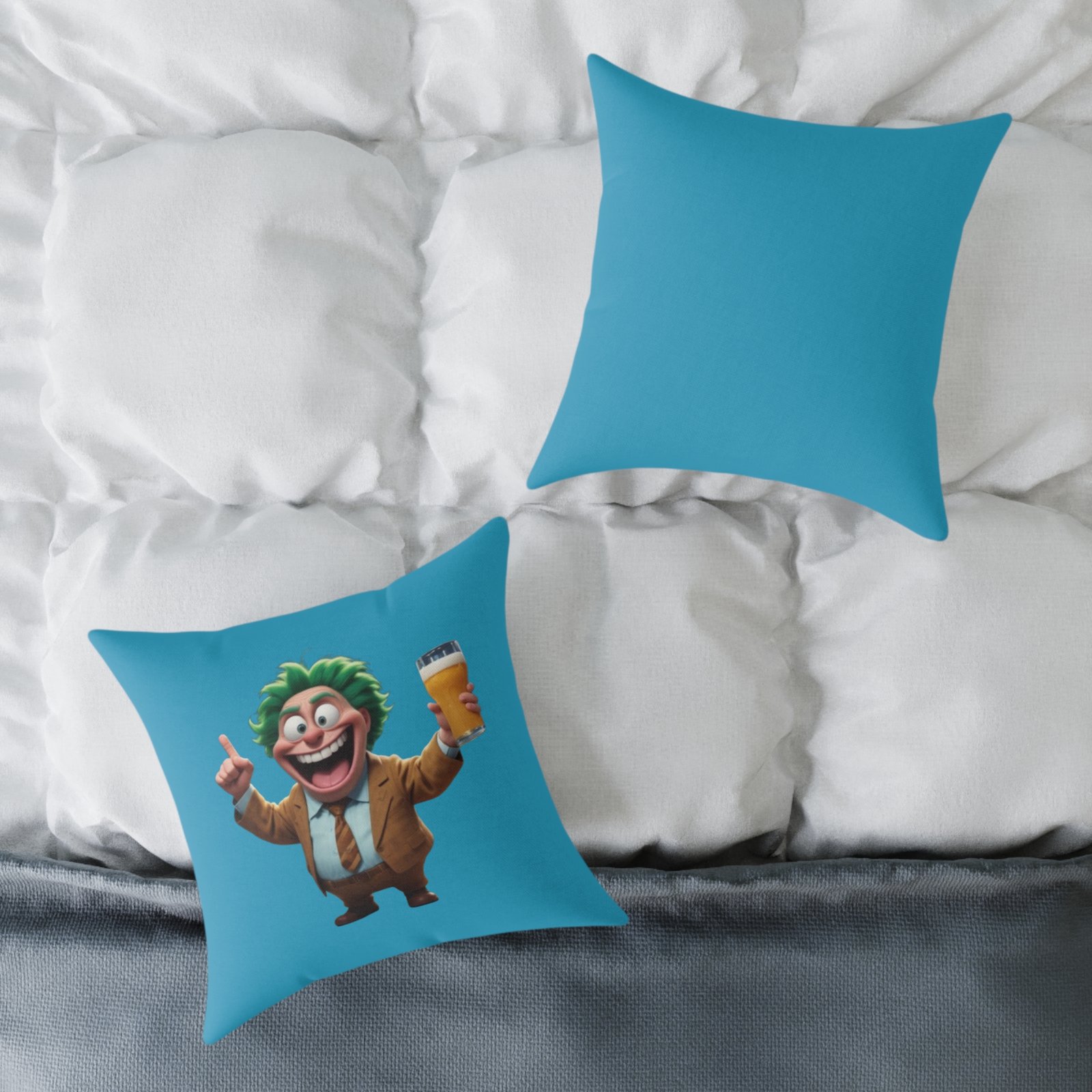 Best Dad Square Poly Canvas Pillow - Image 8