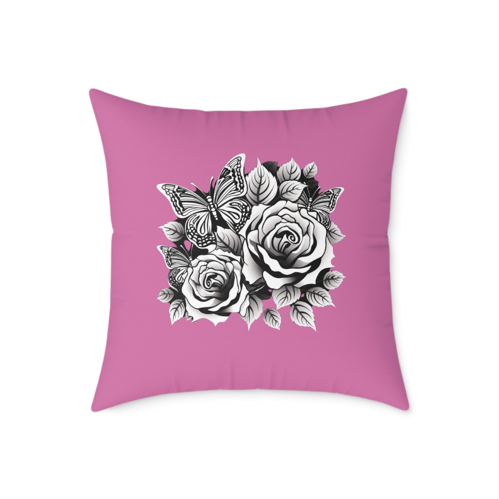 Butterfly Square Poly Canvas Pillow - Image 13