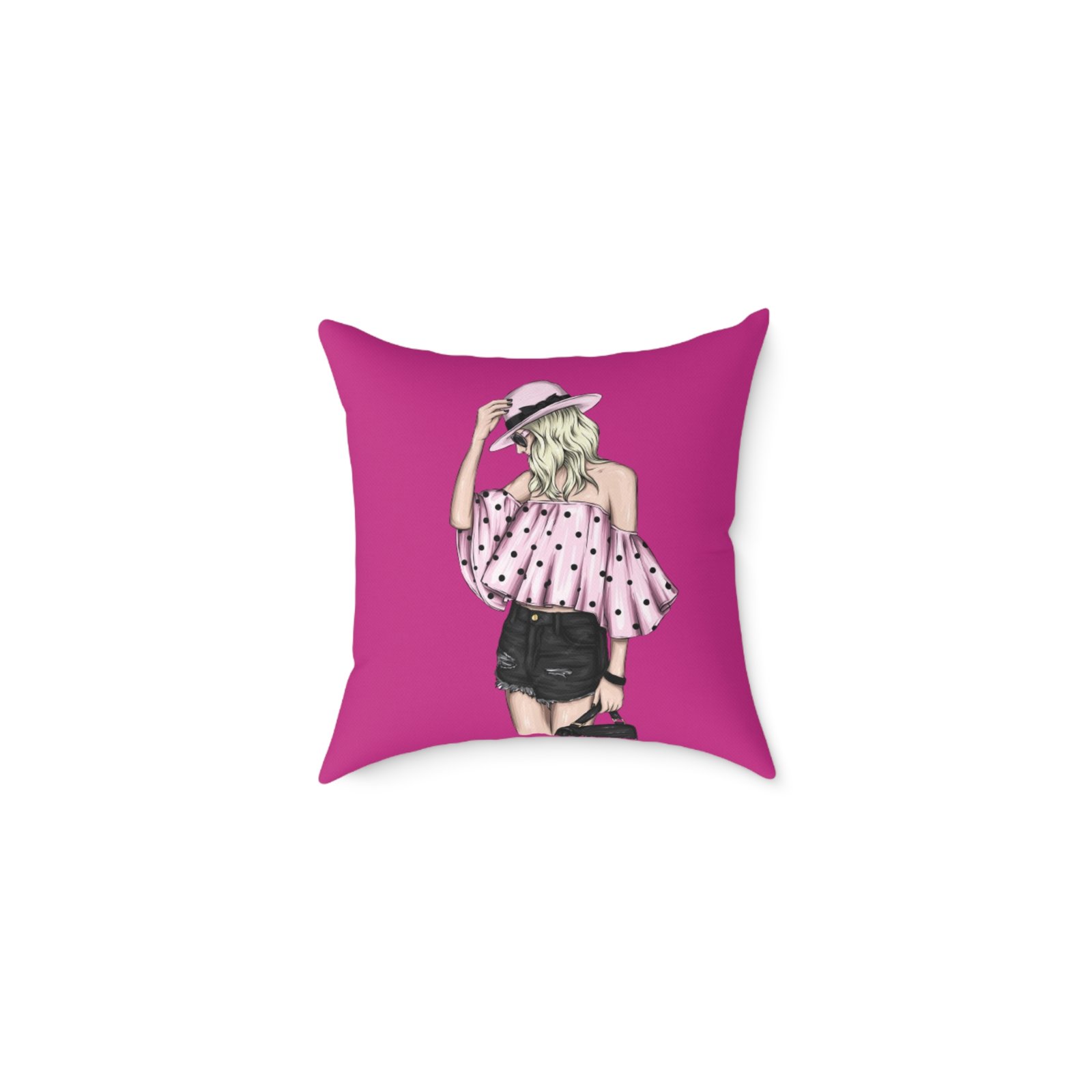 Bell Poly Canvas Pillow