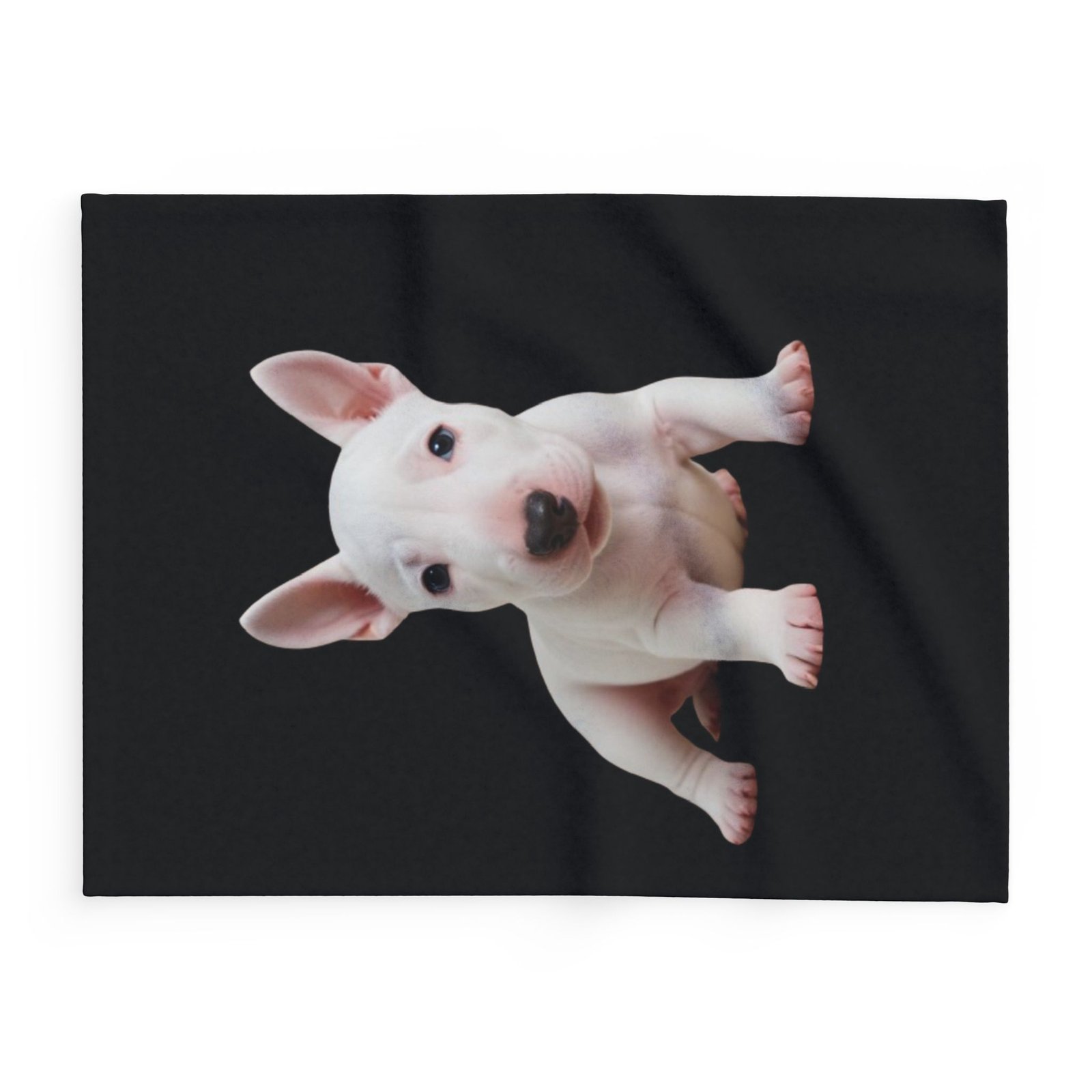 English Bull Terrier Puppy Arctic Fleece Blanket - Image 2