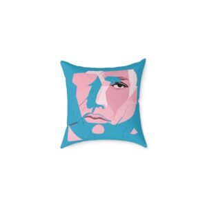 Abstract Square Poly Canvas Pillow