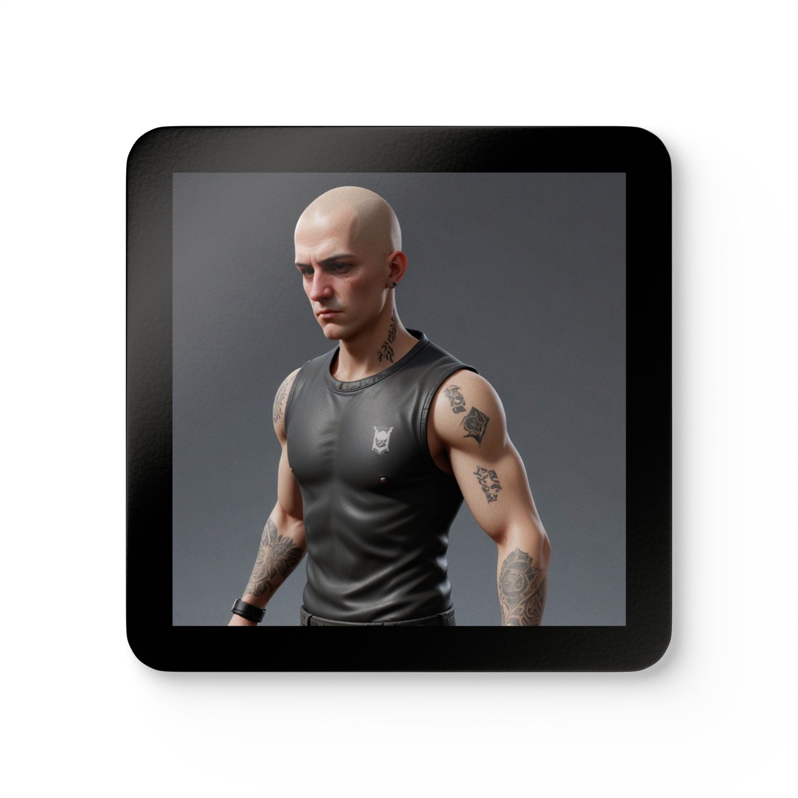 Skinhead Corkwood Coaster Set