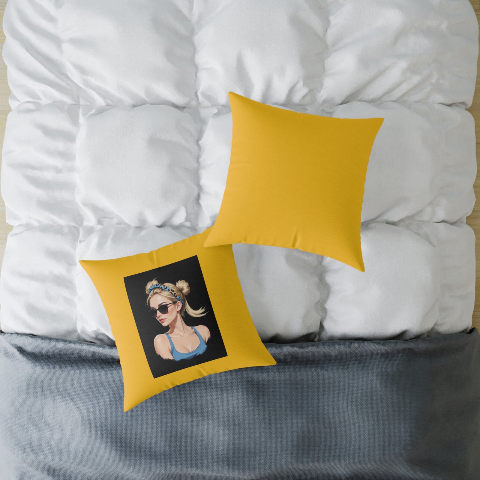 Bella Poly Canvas Pillow - Image 12