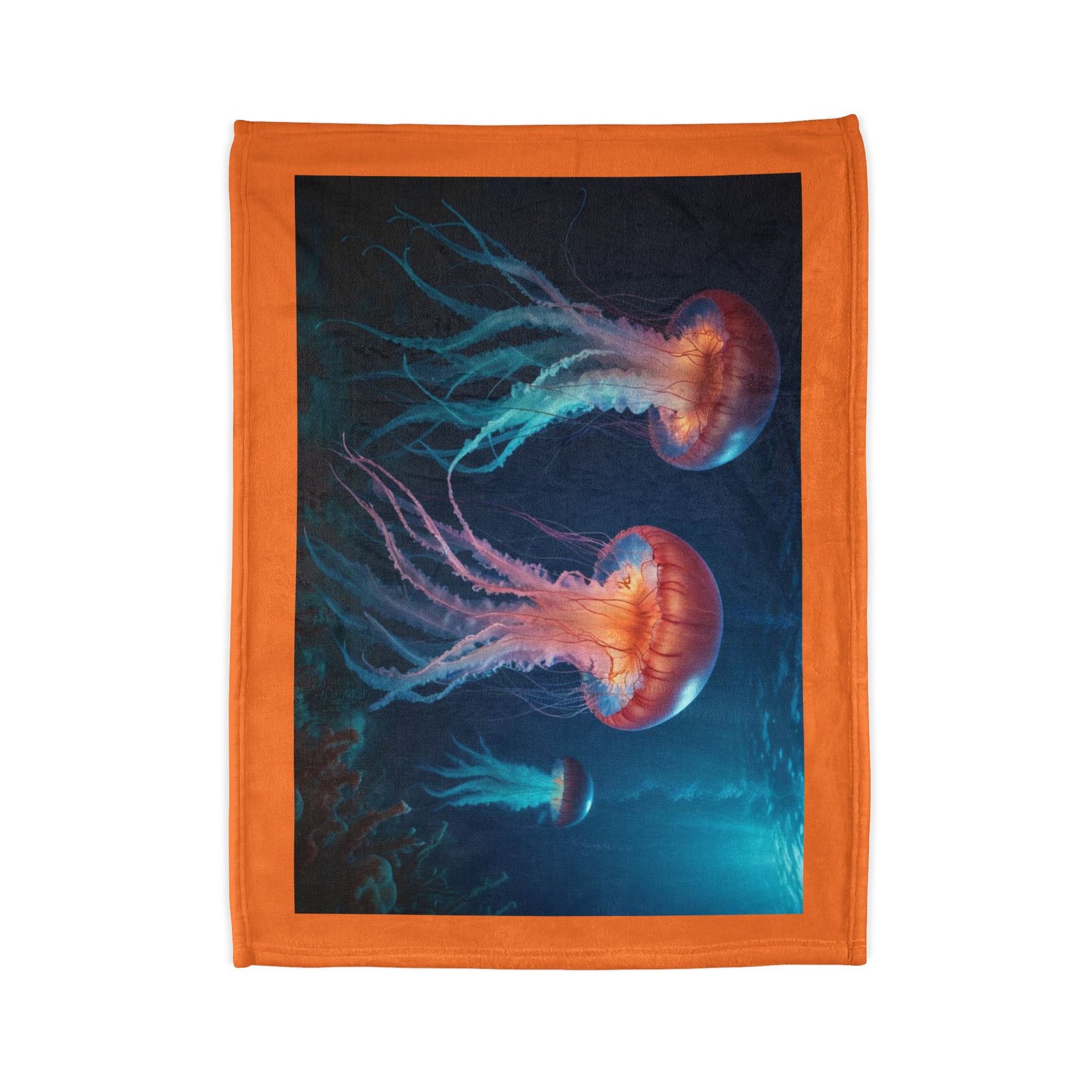 Jelly Fish Soft Polyester Blanket - Image 2