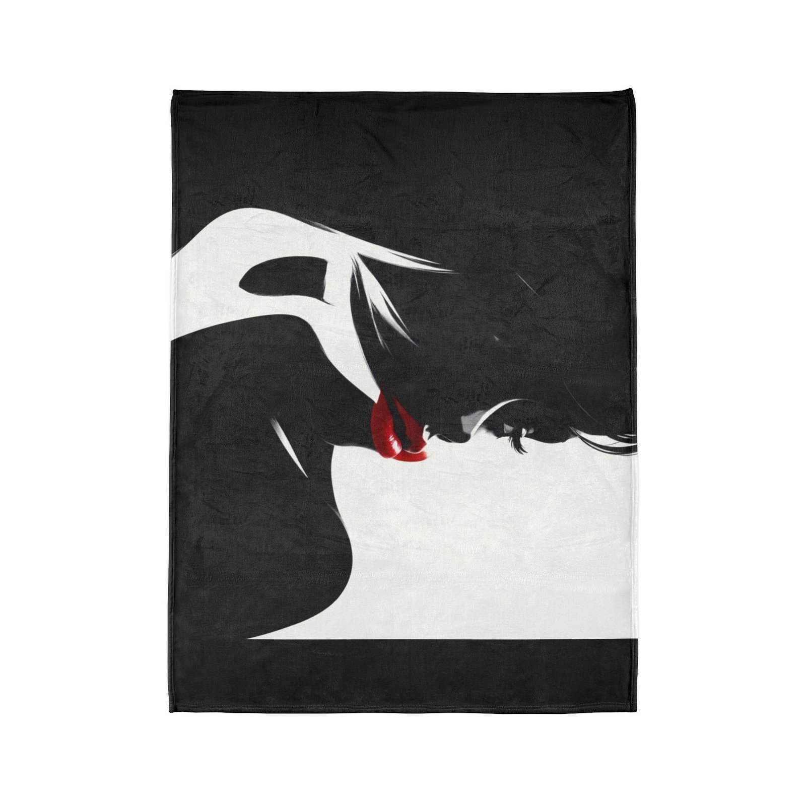 Black And White Soft Polyester Blanket - Image 10