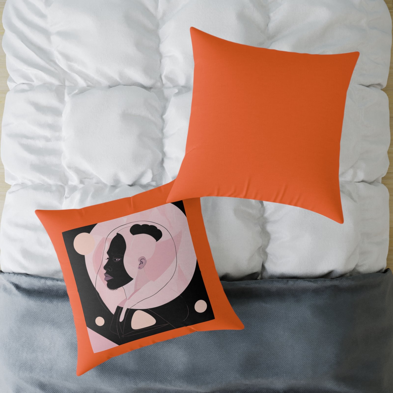 Abstract Square Poly Canvas Pillow - Image 20