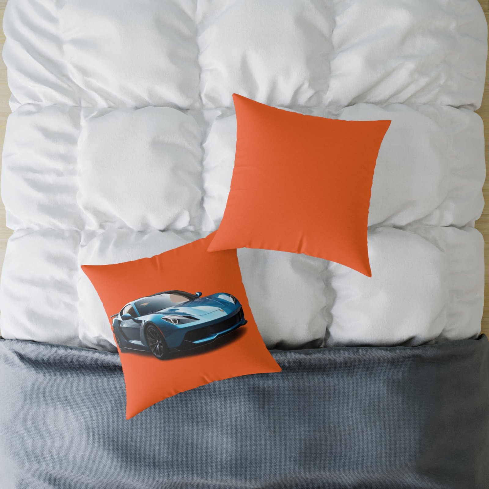 Fast Car Square Poly Canvas Pillow - Image 12