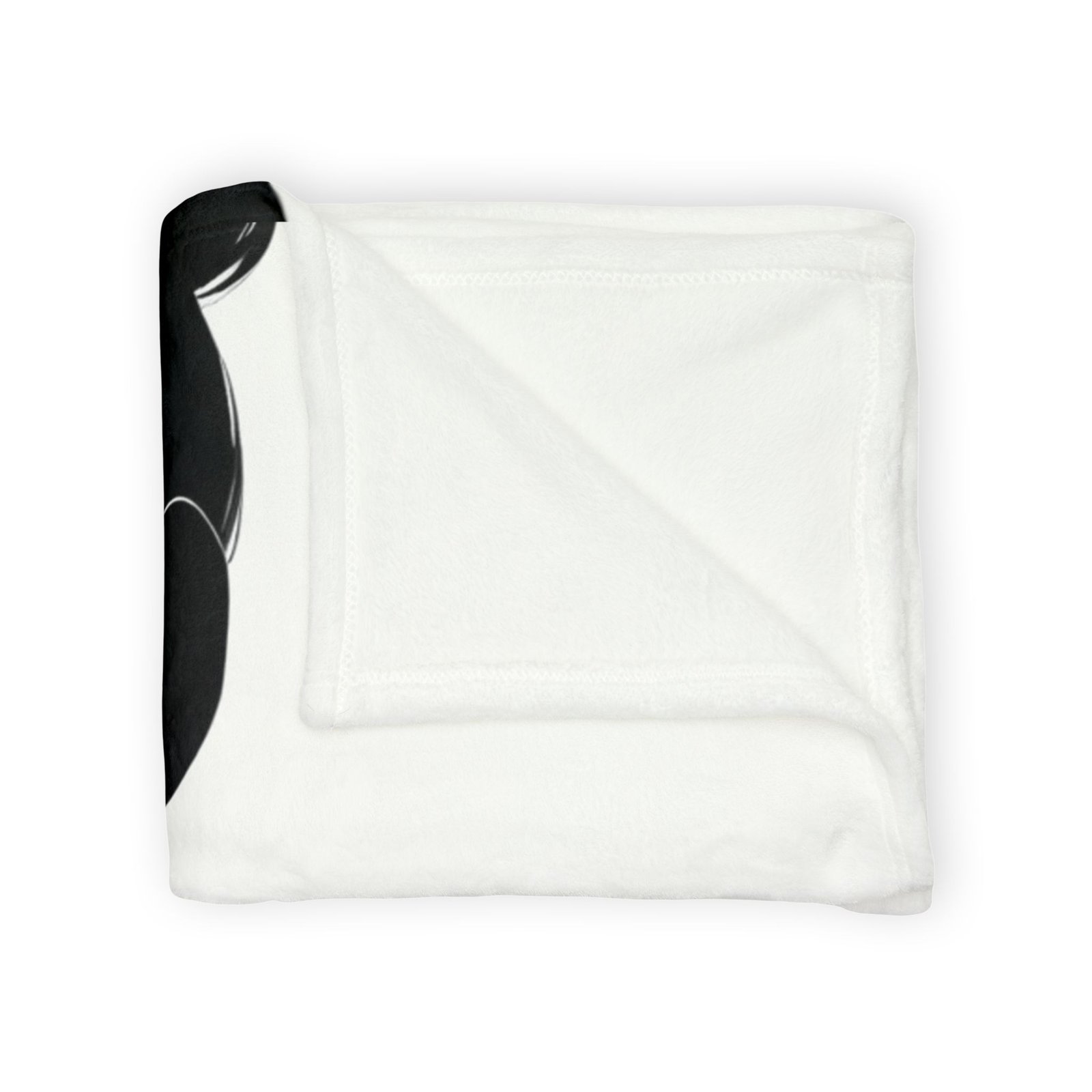 Black And White Soft Polyester Blanket - Image 7