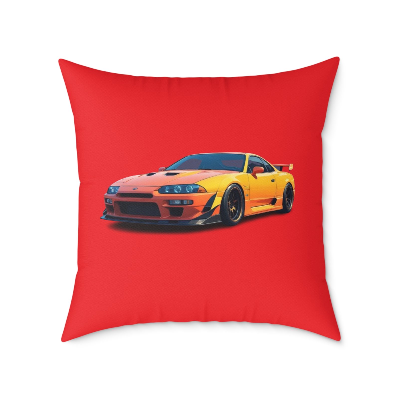 Fast Car Design Square Poly Canvas Pillow - Image 17